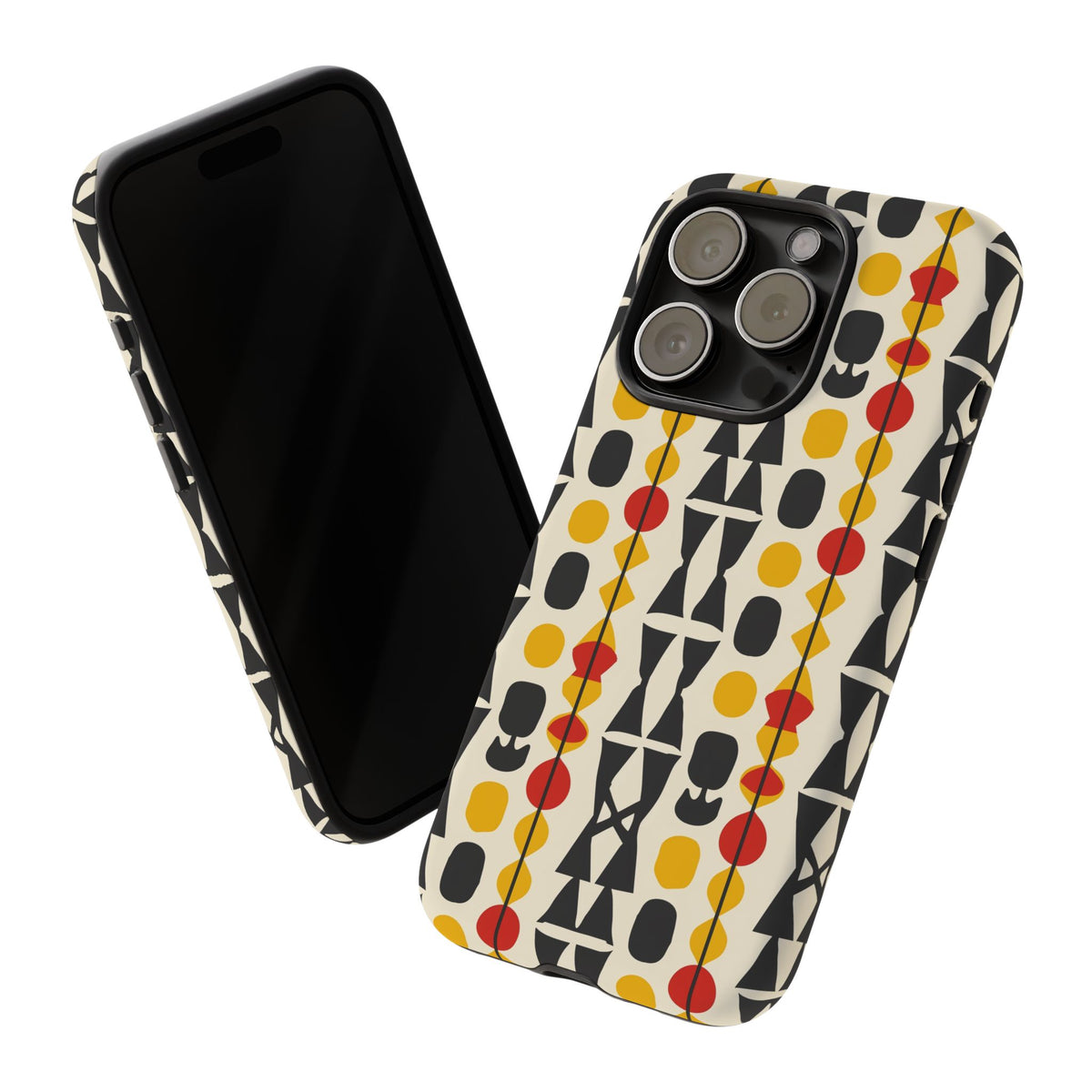 Stylish African Pattern Phone Case – Unique and Vibrant Protection 194