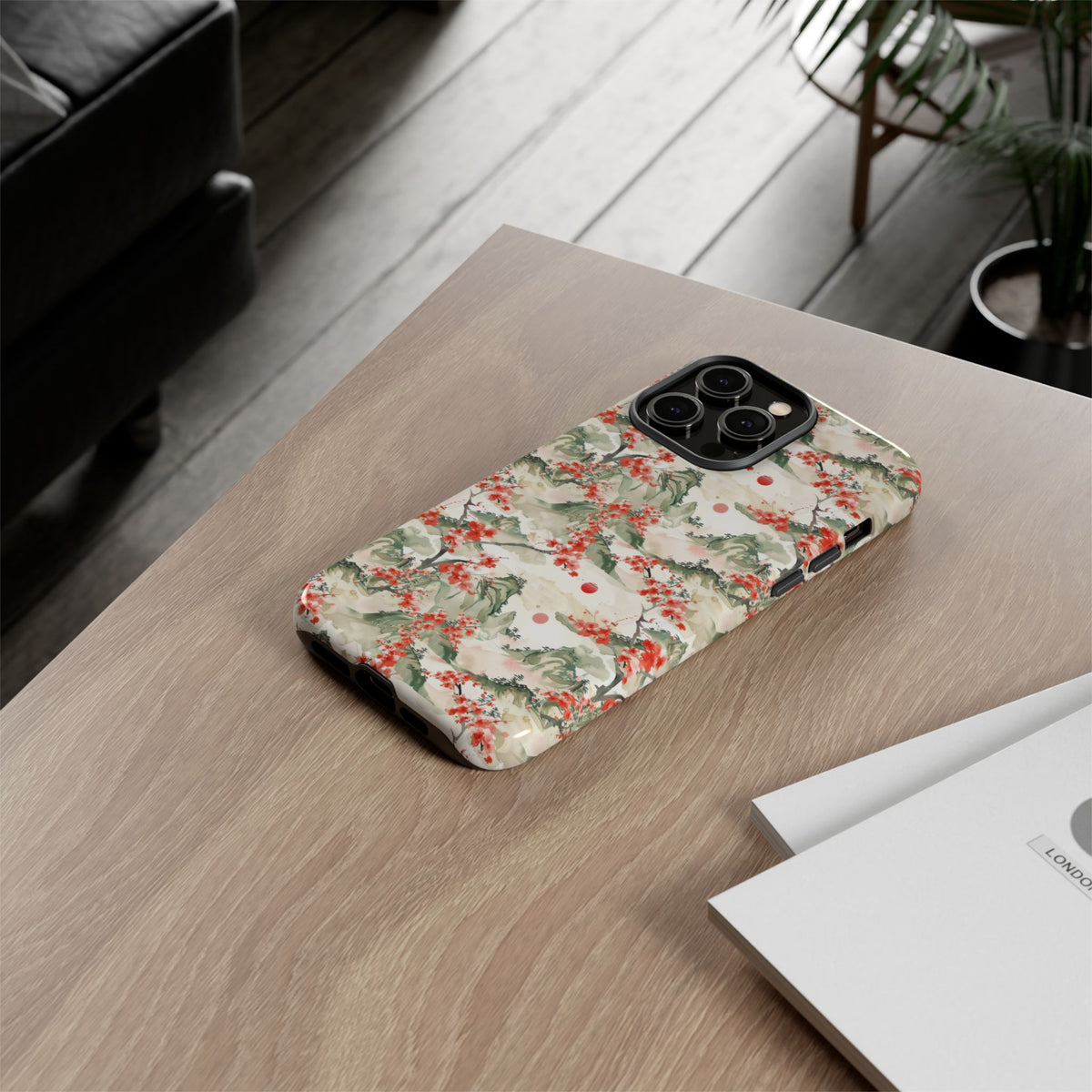 Japanese Pattern Phone Case – Elegant & Timeless Design for Your Phone 089