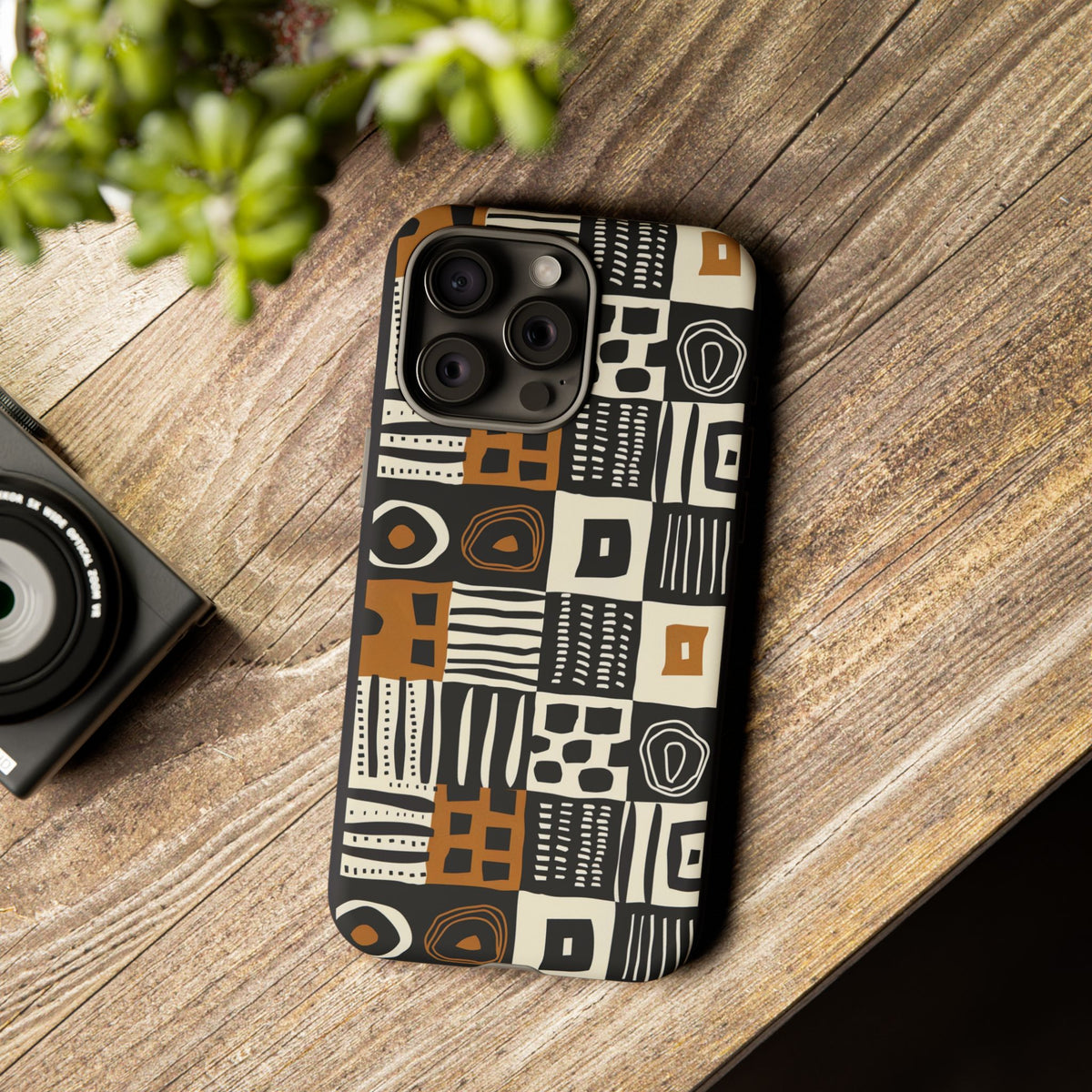 Stylish African Pattern Phone Case – Unique and Vibrant Protection 168