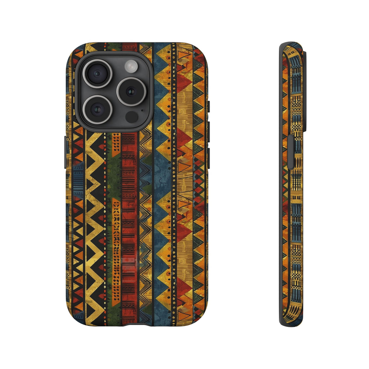 Stylish African Pattern Phone Case – Unique and Vibrant Protection 166