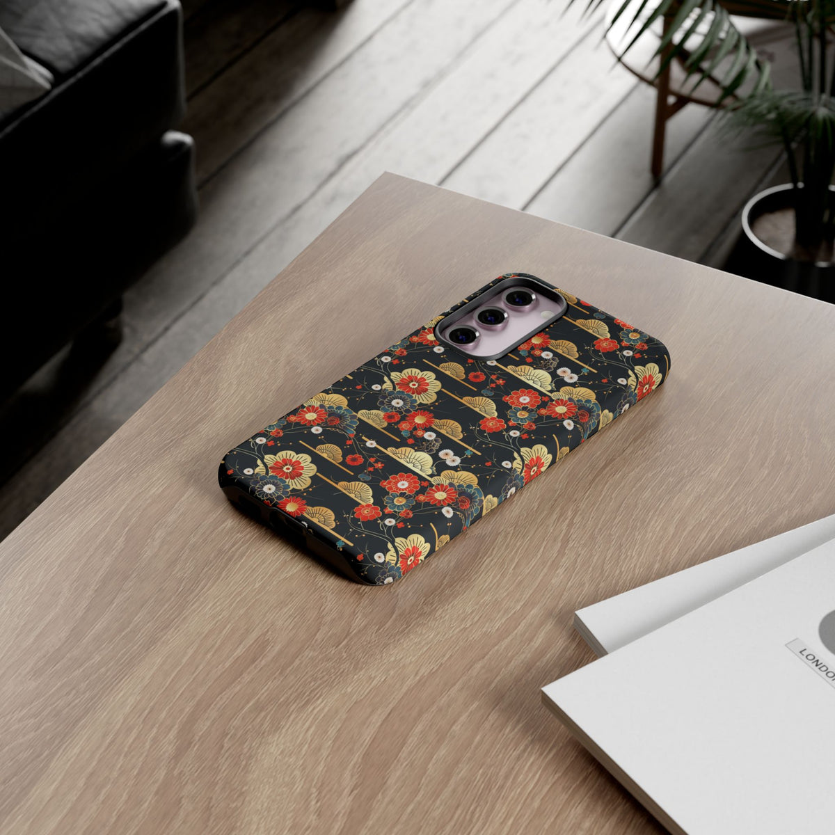 Japanese Pattern Phone Case – Elegant & Timeless Design for Your Phone 063