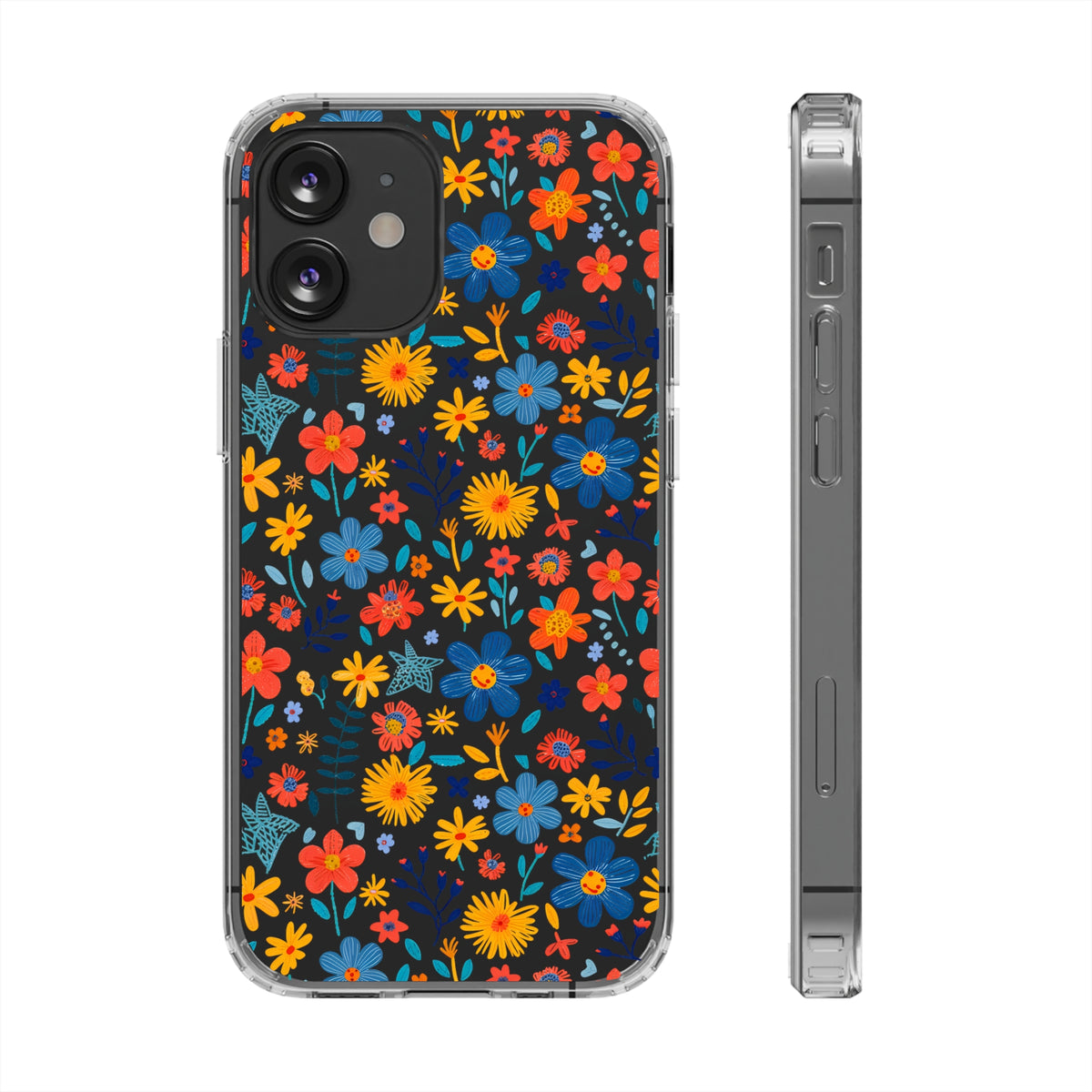 Wild Flowers Garden Stitch Phone Case – Nature-Inspired Floral Design 4