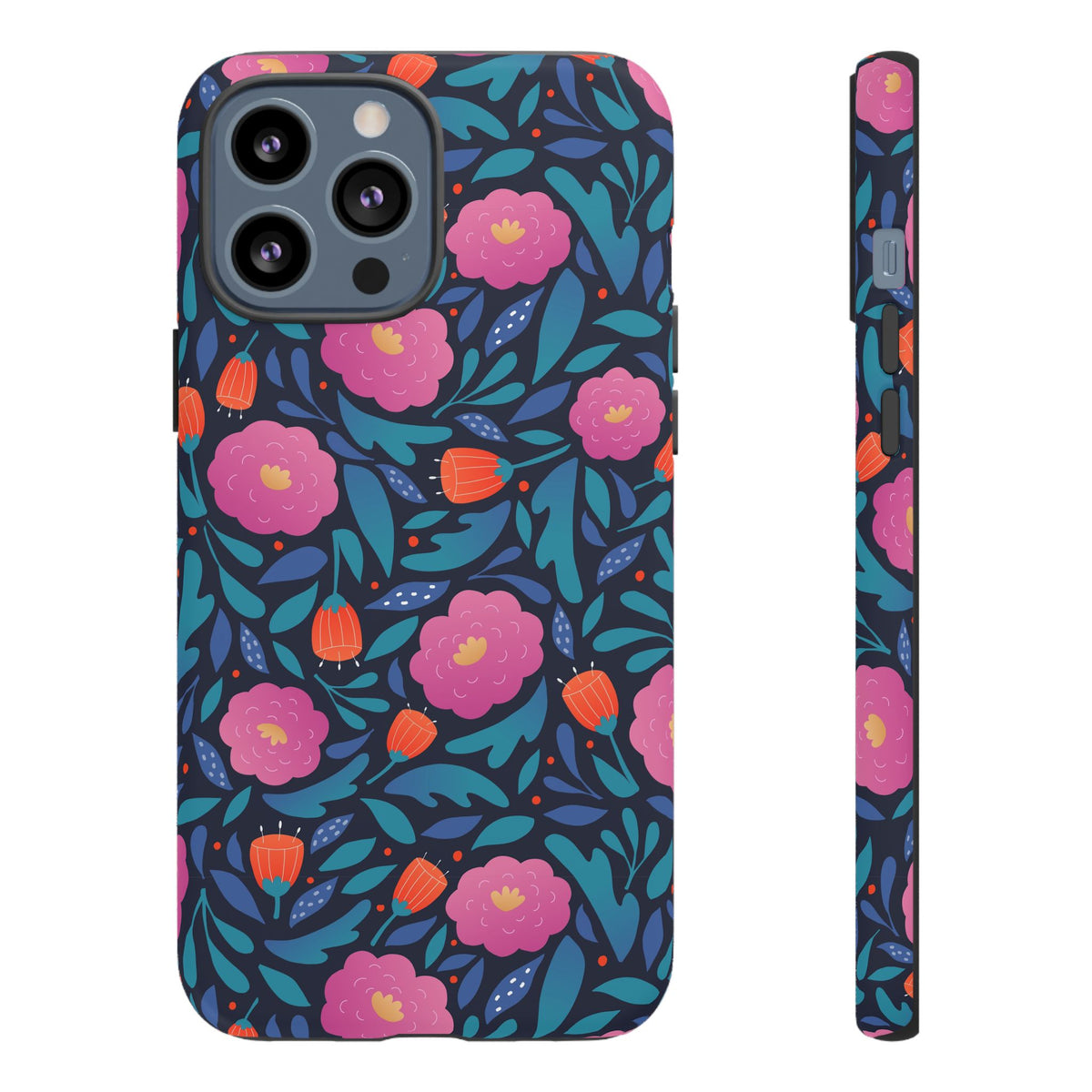 Colorful Little Flower Design Phone Case – Bright and Cheerful Floral Phone Cover 2