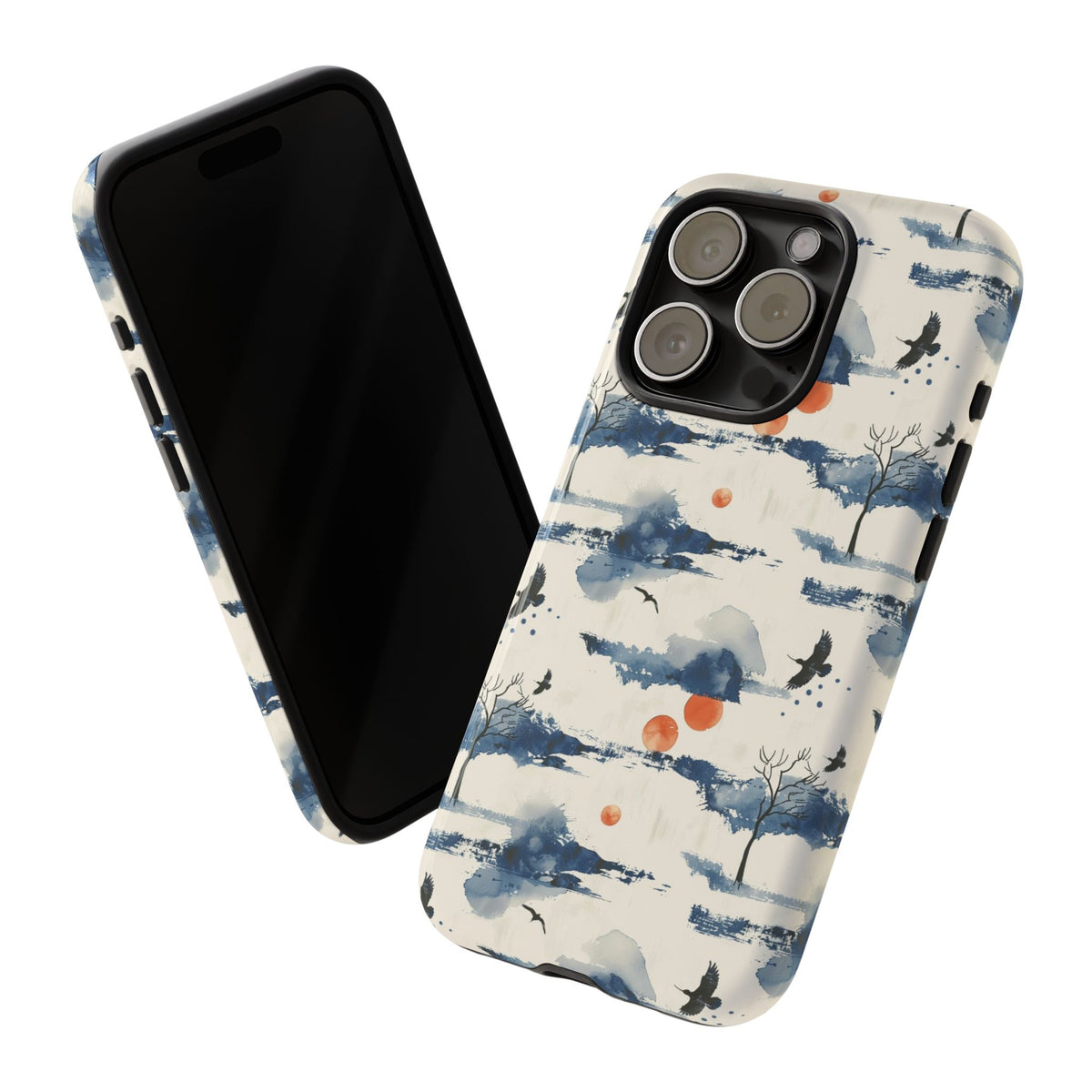 Japanese Pattern Phone Case – Elegant & Timeless Design for Your Phone 030