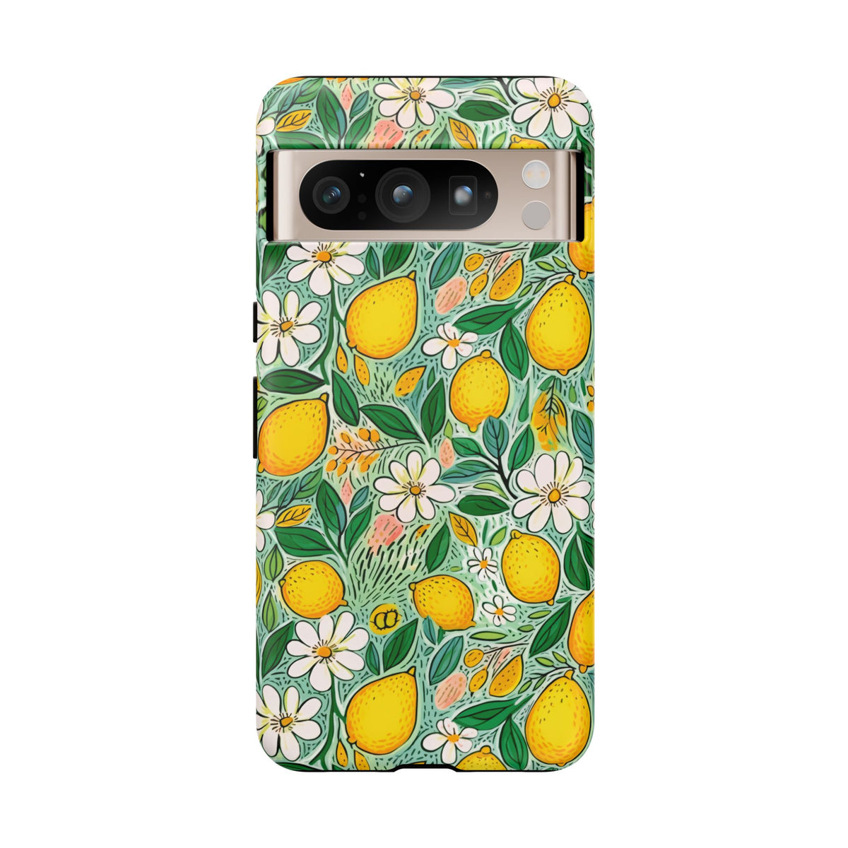 Cute Summer Lemons Phone Case – Refreshing Citrus Design for Your Phone 3