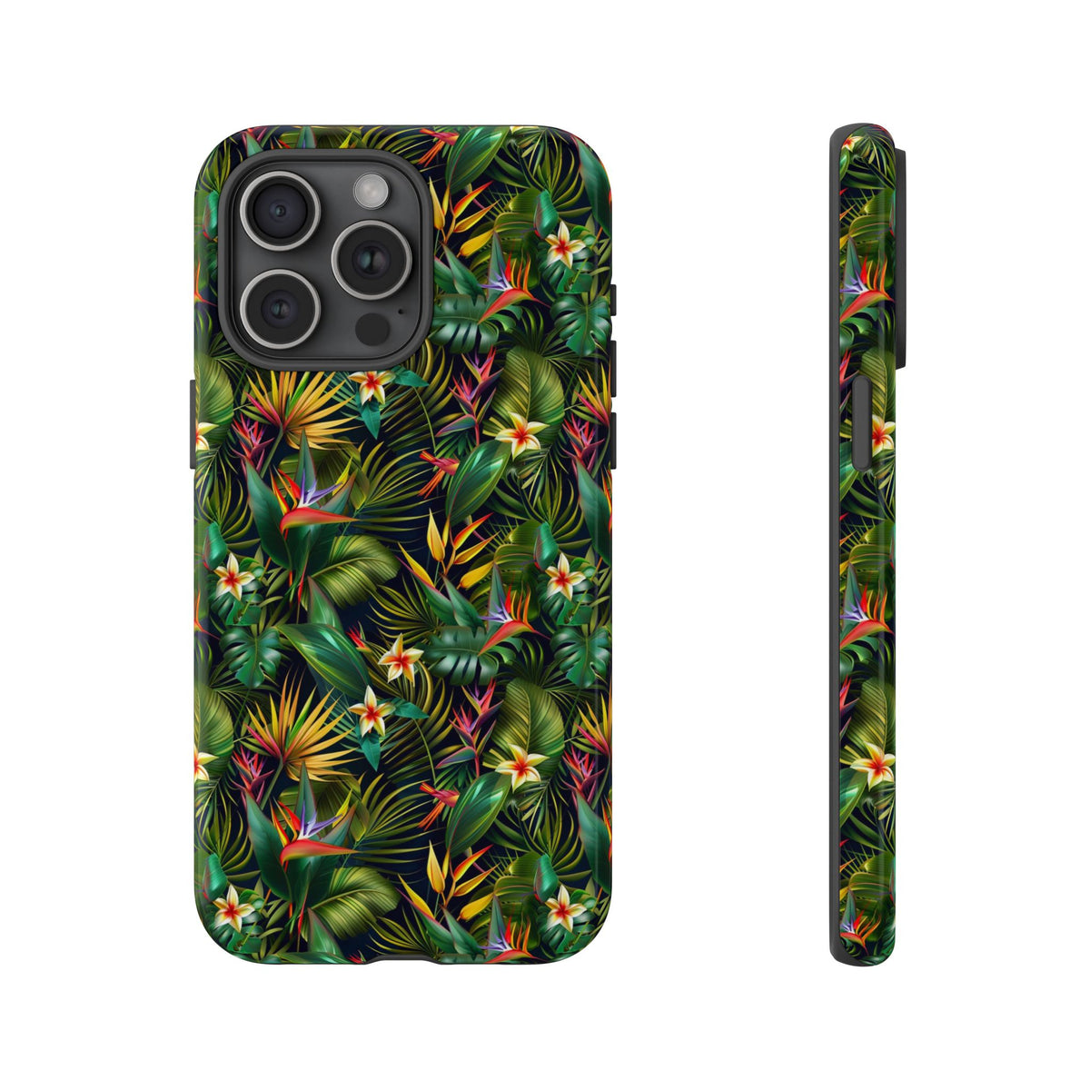 Jungle Pattern Phone Case – Exotic & Lush Design for Your Phone 348