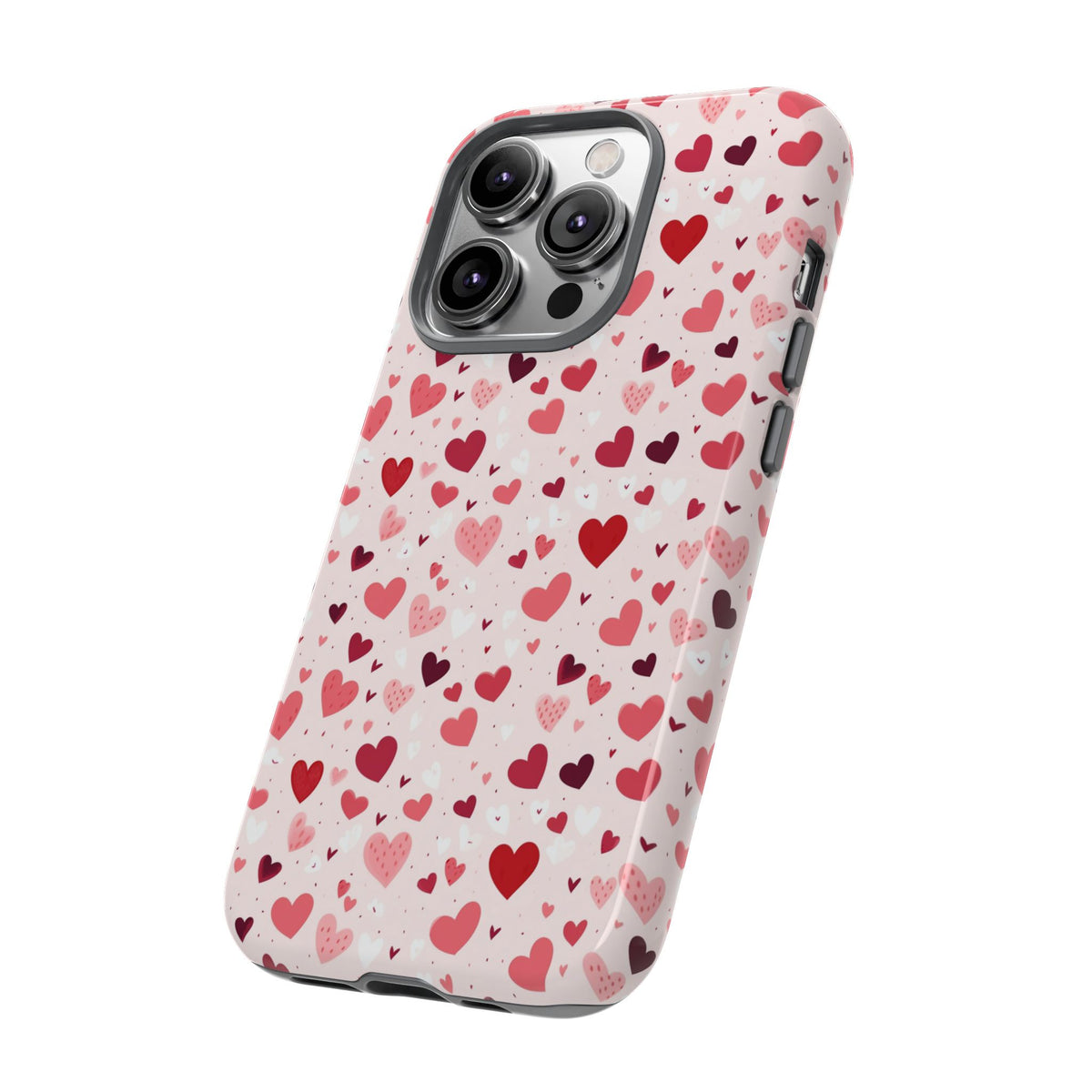 Heart Pattern Phone Case – Stylish & Loving Design for Your Device 817