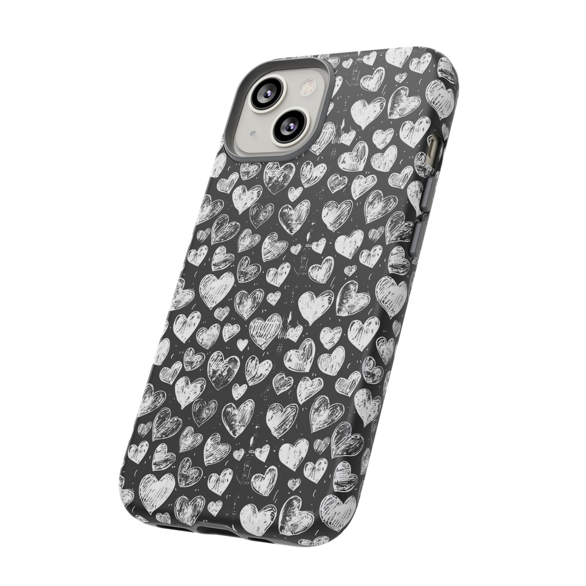 Heart Pattern Phone Case – Stylish & Loving Design for Your Device 815