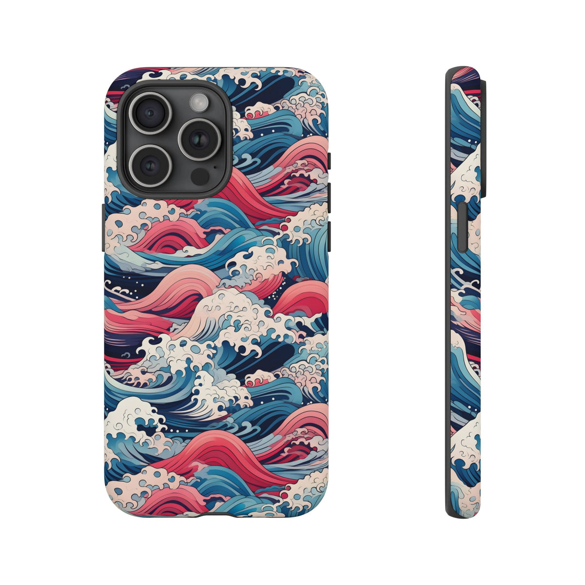 Japanese Waves Phone Case – Embrace Timeless Elegance with Classic Design 3