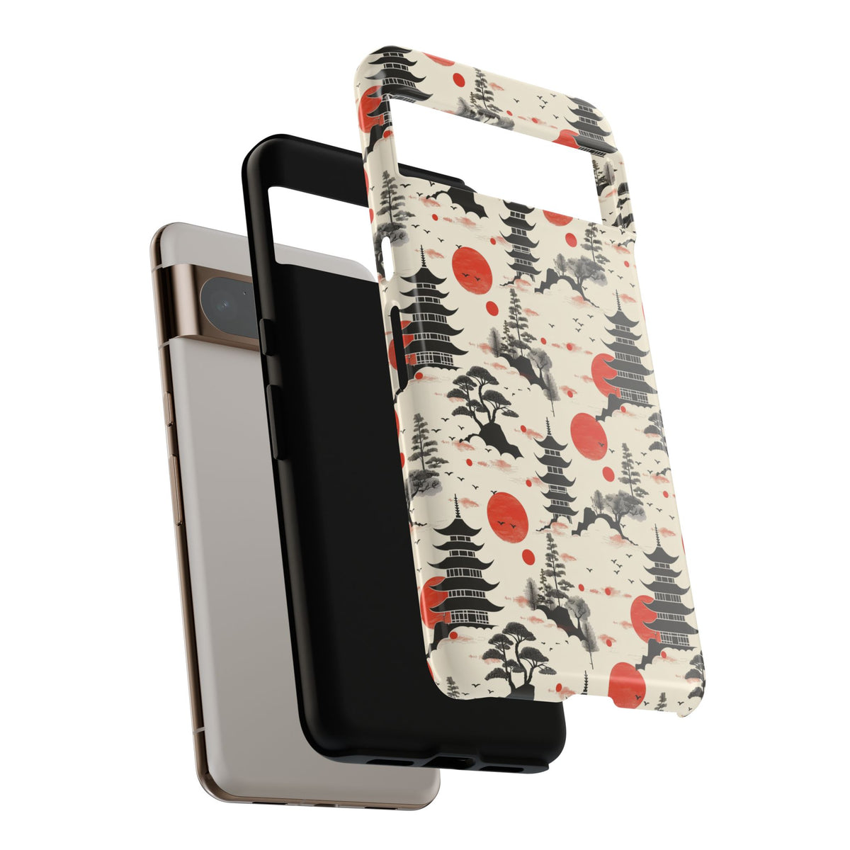 Japanese Pattern Phone Case – Elegant & Timeless Design for Your Phone 152