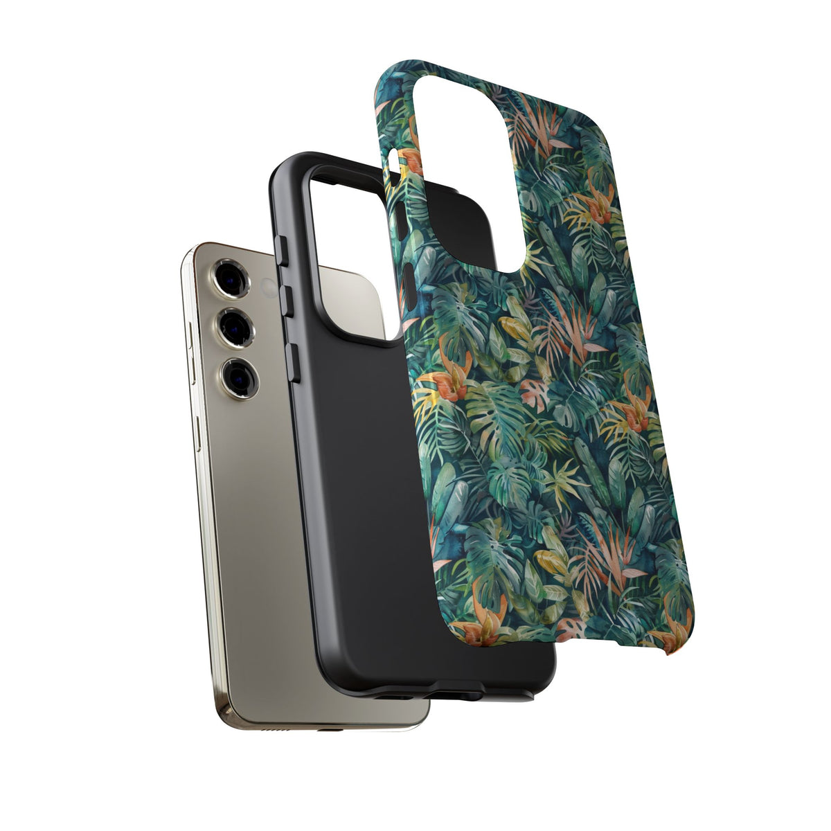 Jungle Pattern Phone Case – Exotic & Lush Design for Your Phone 333