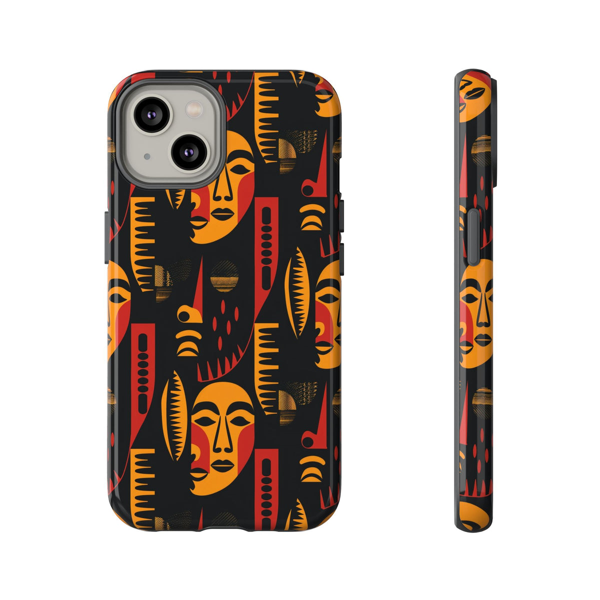 Stylish African Pattern Phone Case – Unique and Vibrant Protection 203