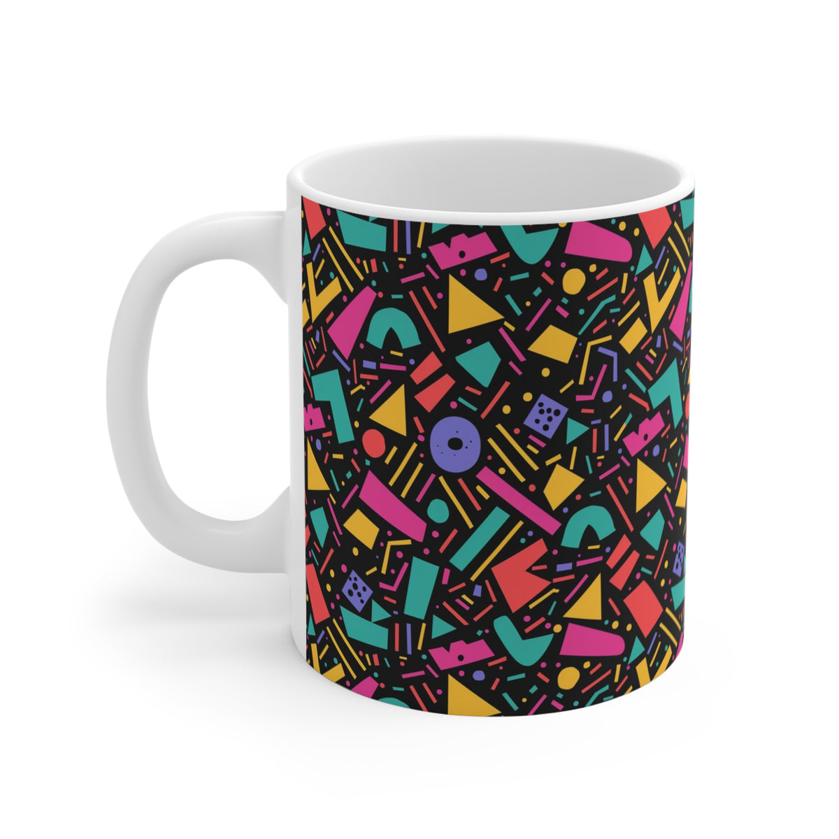 90s Retro Coffee Mug - Full Wrap Design 155