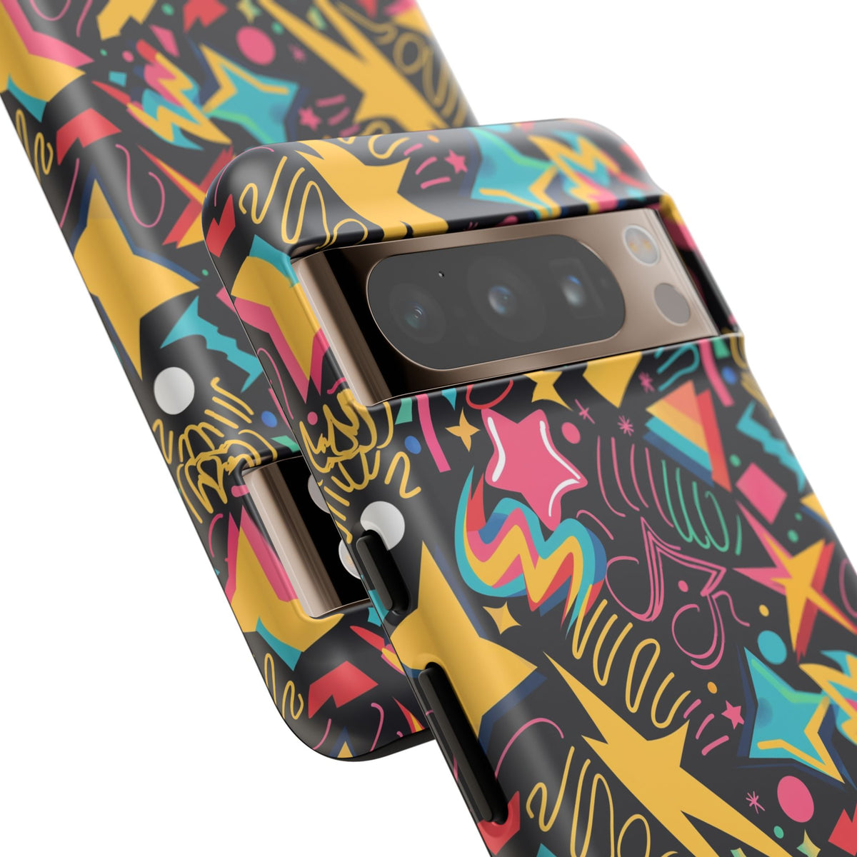 90s Themed Seamless Pattern Phone Case – Embrace Retro Style and Protection 232