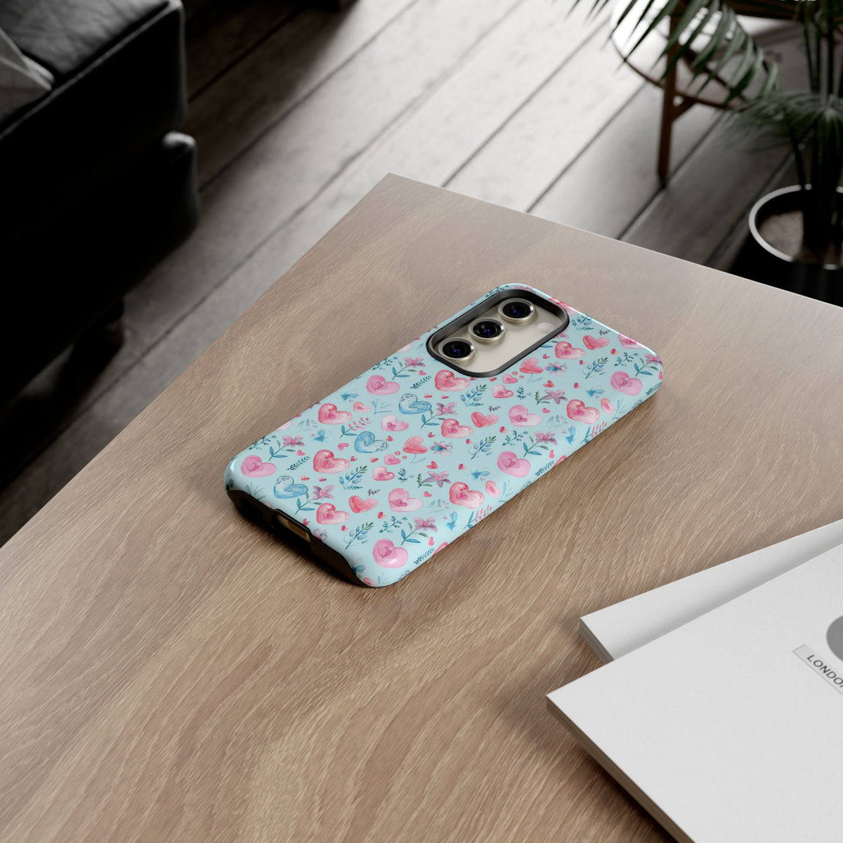 Heart Pattern Phone Case – Stylish & Loving Design for Your Device 228