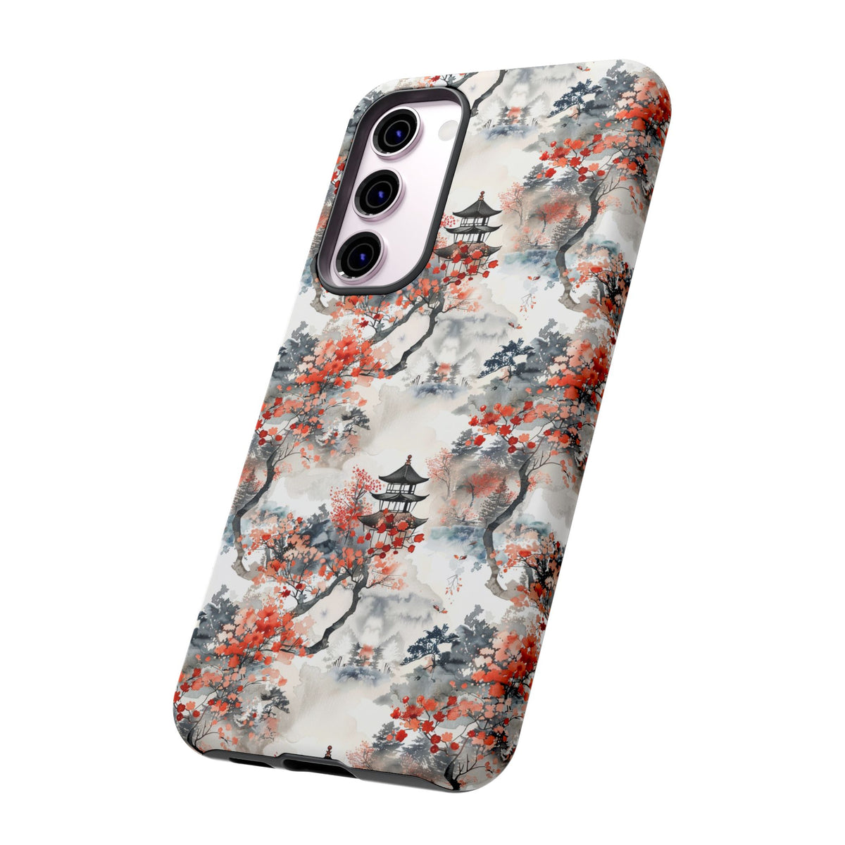 Japanese Pattern Phone Case – Elegant & Timeless Design for Your Phone 096