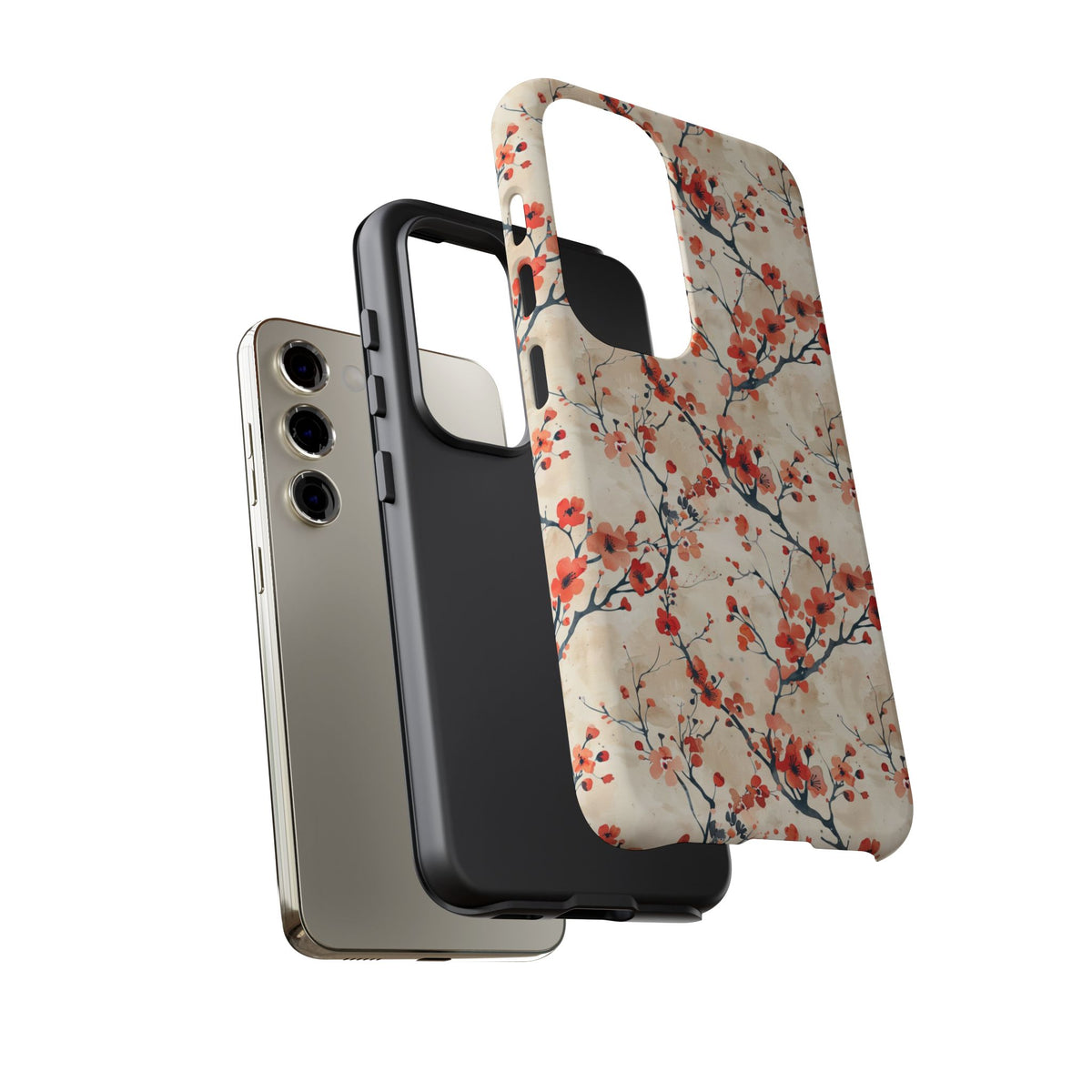 Japanese Pattern Phone Case – Elegant & Timeless Design for Your Phone 476