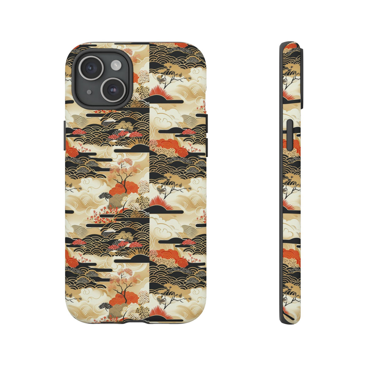 Japanese Pattern Phone Case – Elegant & Timeless Design for Your Phone 123