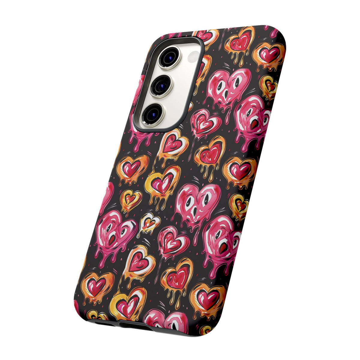 Heart Pattern Phone Case – Stylish & Loving Design for Your Device 361