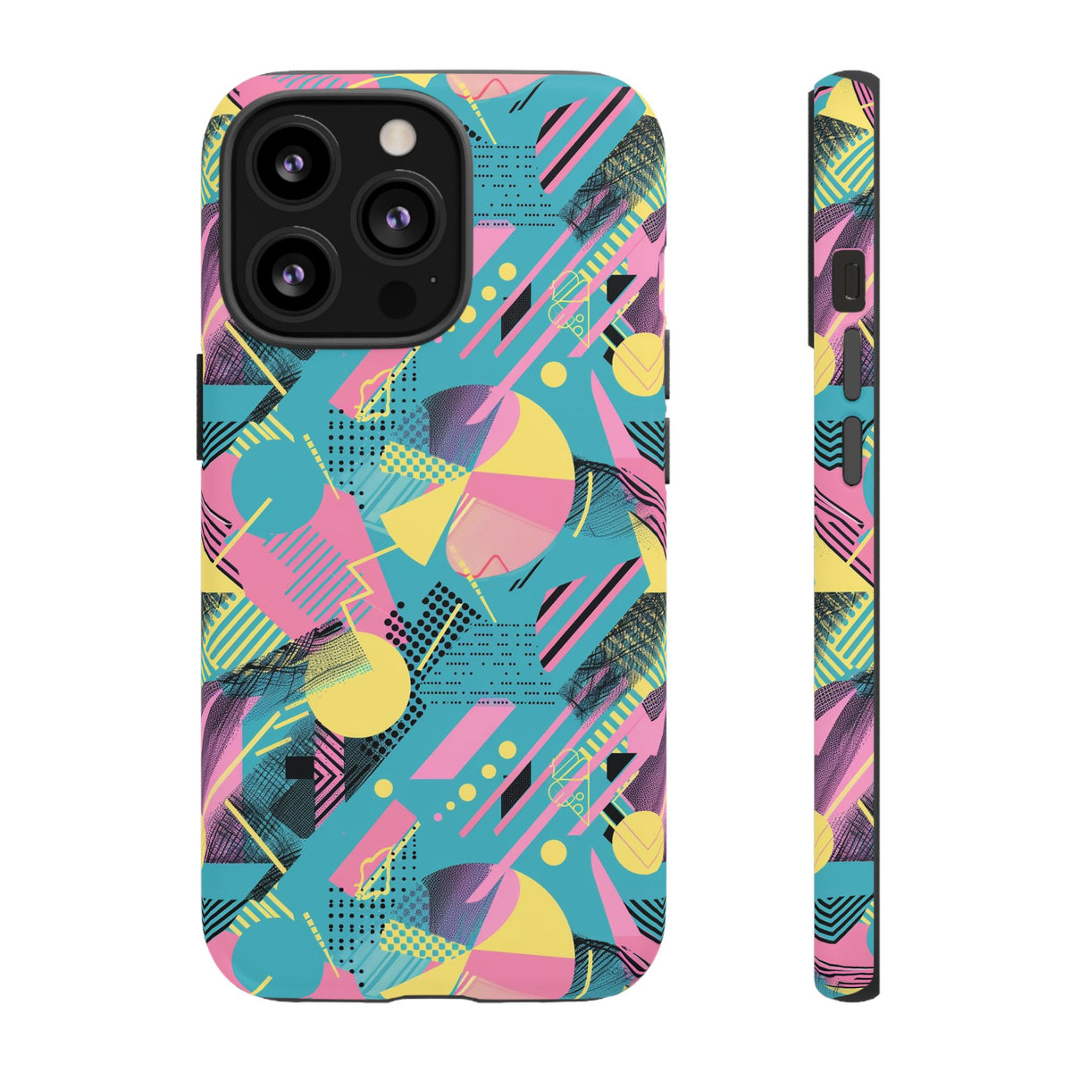 Retro 80s Seamless Phone Case – Vintage Style Meets Modern Protection 083