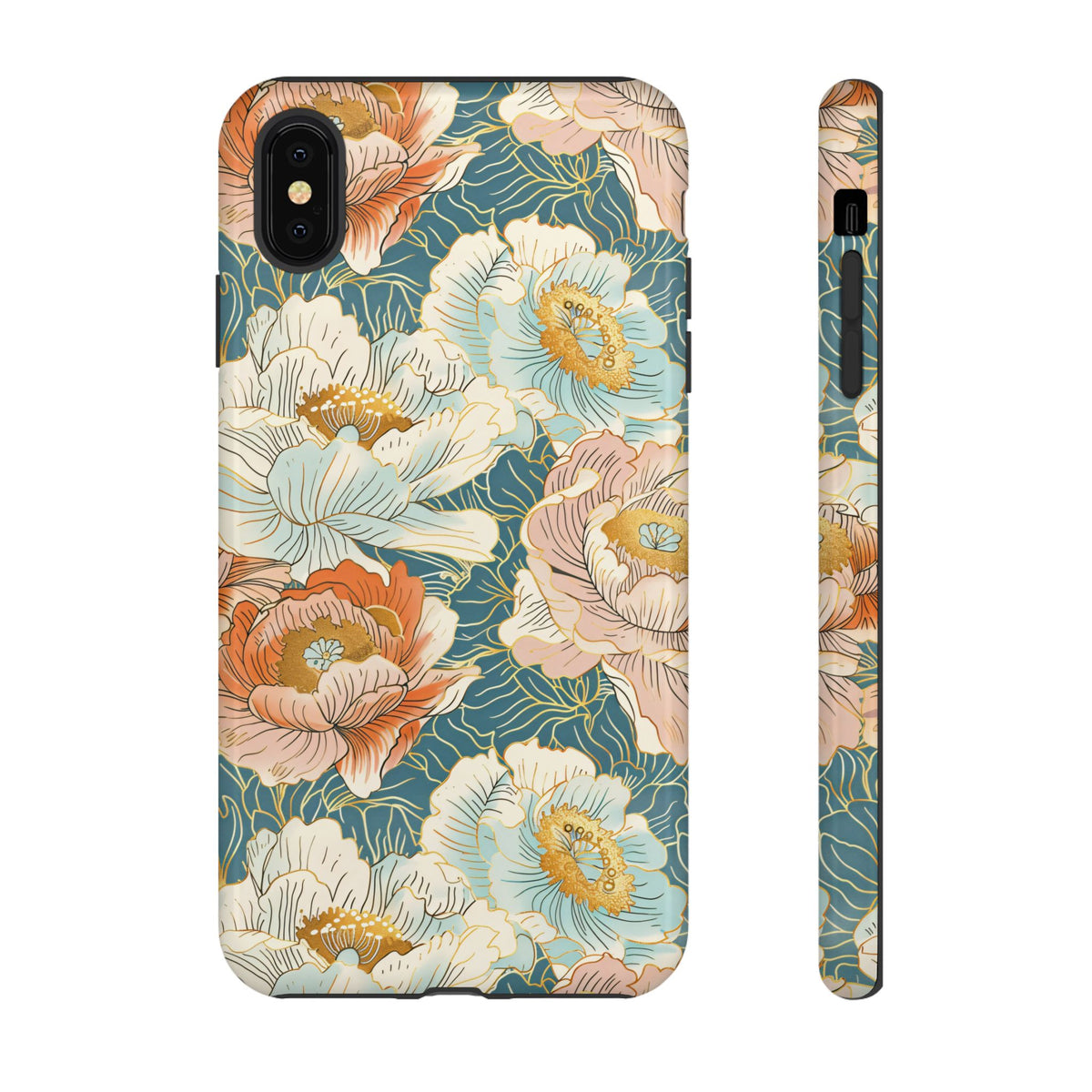 Japanese Blossom Asian Floral Design Phone Case – Elegant Floral Phone Cover 3