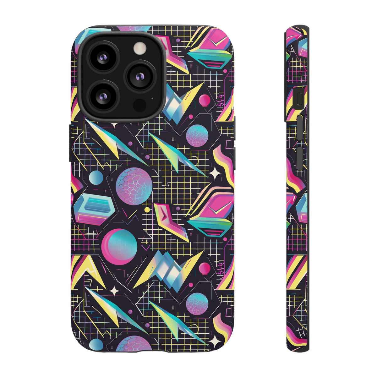 Retro 80s Seamless Phone Case – Vintage Style Meets Modern Protection 086