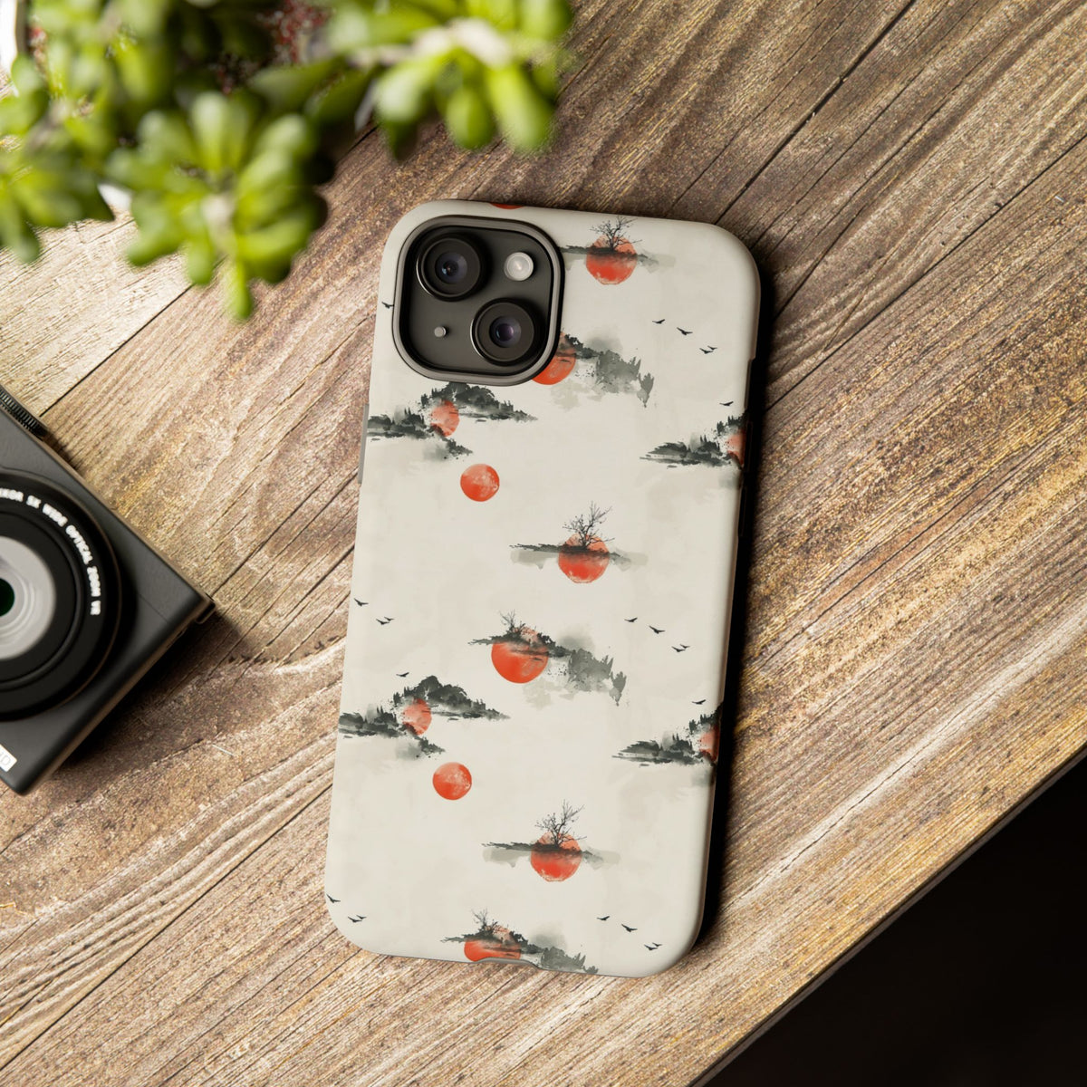 Japanese Pattern Phone Case – Elegant & Timeless Design for Your Phone 502