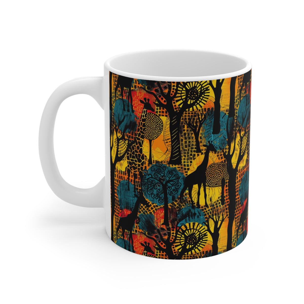 All-Over African Pattern Coffee Mug 659