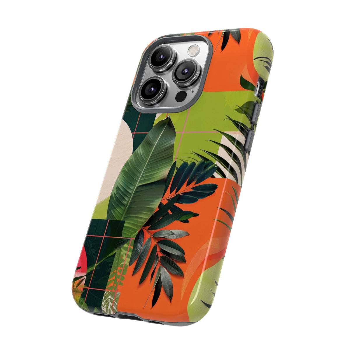 Jungle Collage Phone Case – Vibrant & Durable Nature-Inspired Protection