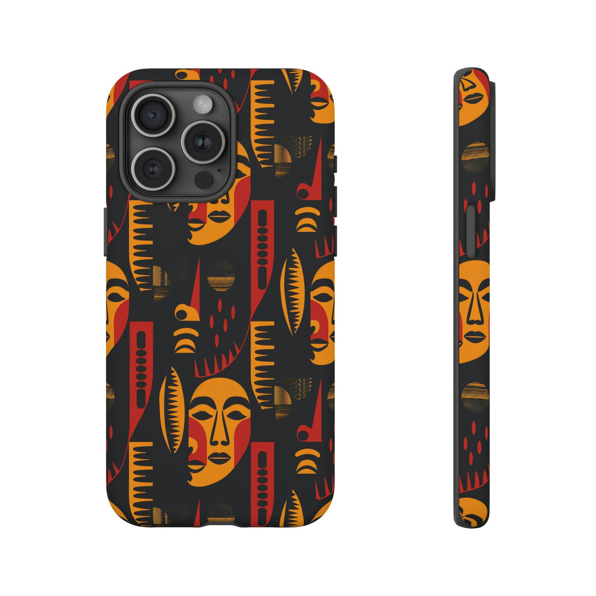 Stylish African Pattern Phone Case – Unique and Vibrant Protection 203