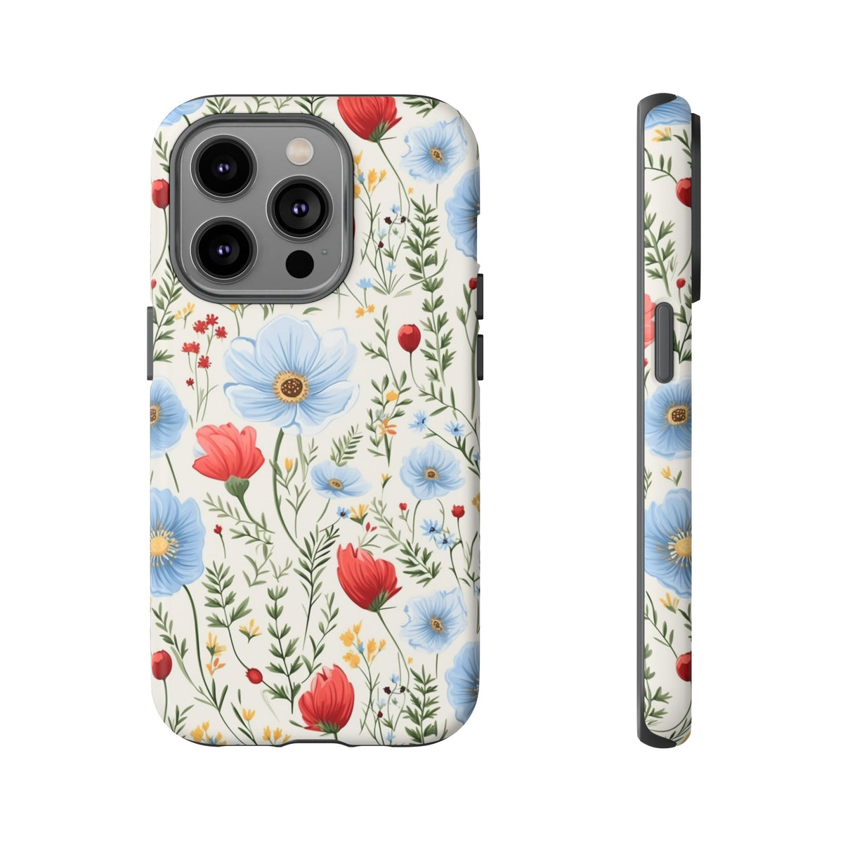 Wildflower Design Phone Case – Beautiful Nature-Inspired Floral Pattern