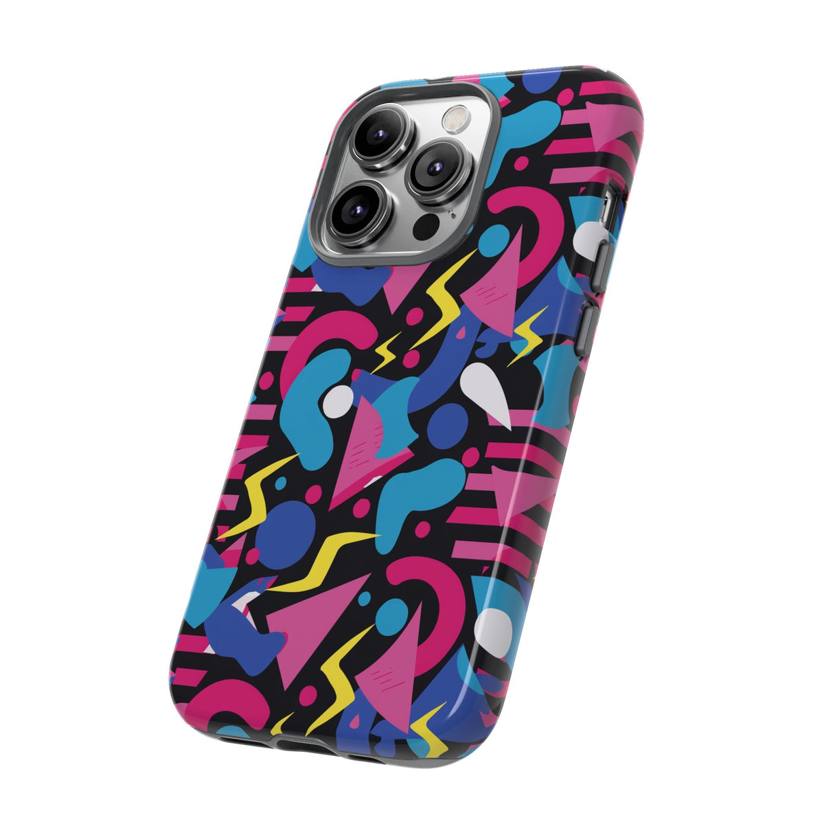 Retro 80s Seamless Phone Case – Vintage Style Meets Modern Protection 096