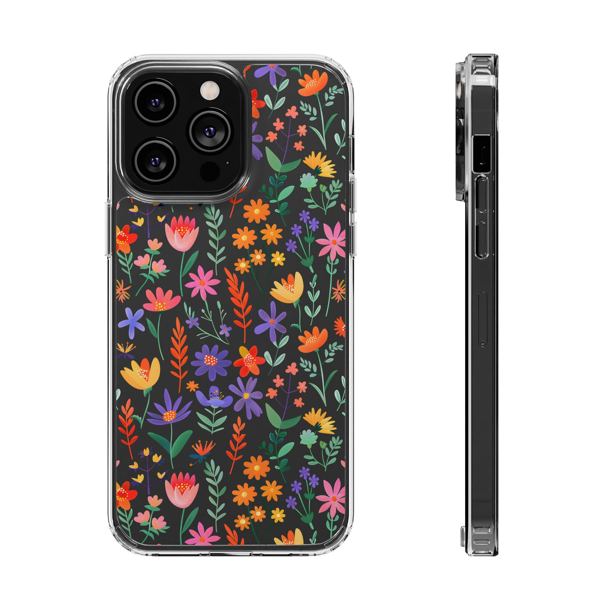 Wild Flowers Garden Stitch Phone Case – Nature-Inspired Floral Design 11