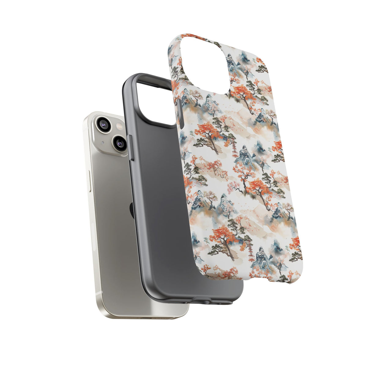 Japanese Pattern Phone Case – Elegant & Timeless Design for Your Phone 506