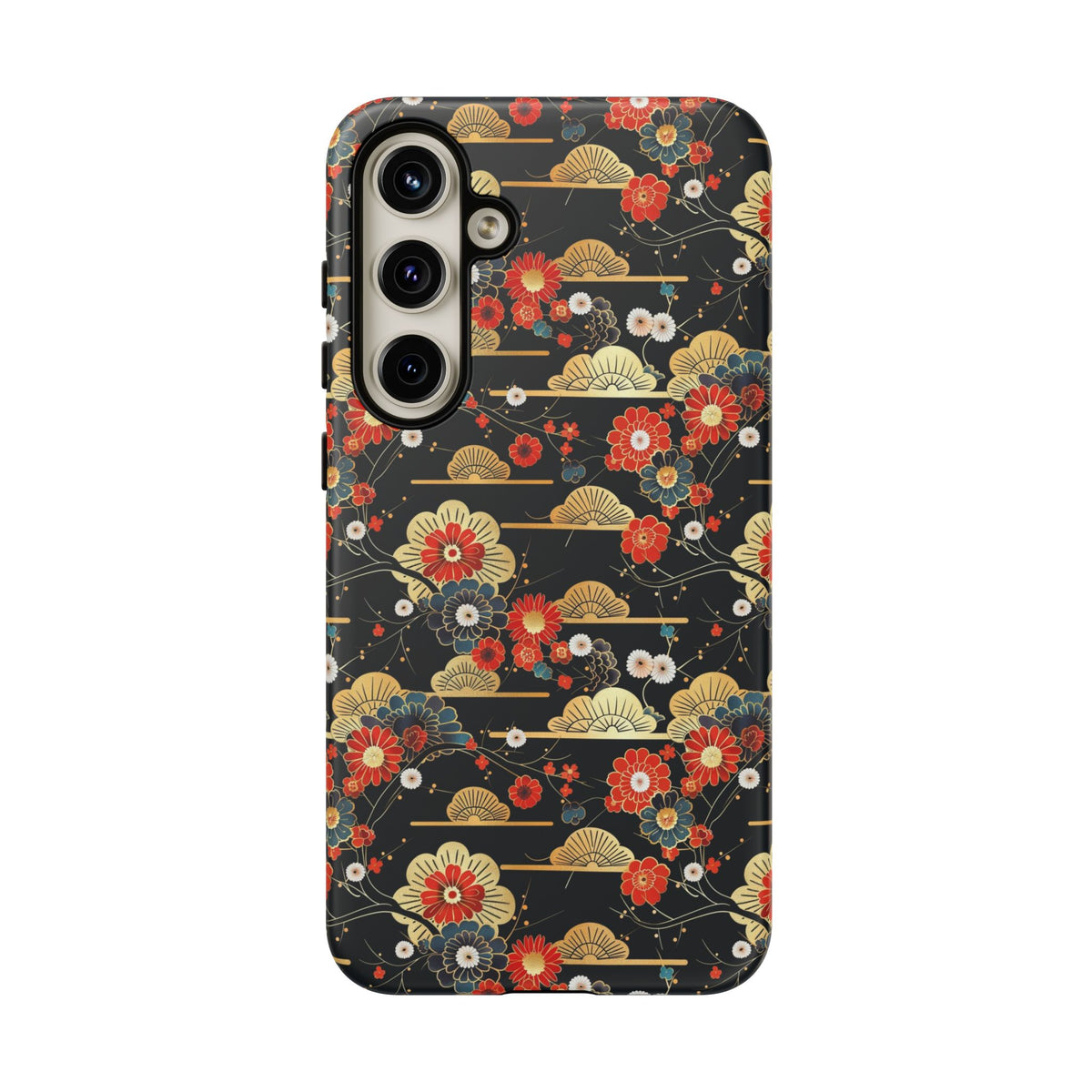 Japanese Pattern Phone Case – Elegant & Timeless Design for Your Phone 063