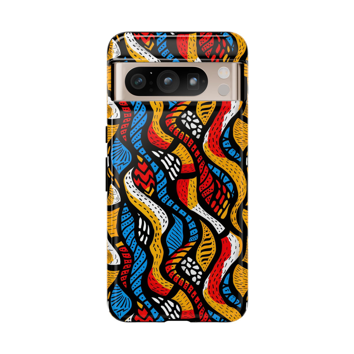 Stylish African Pattern Phone Case – Unique and Vibrant Protection 155