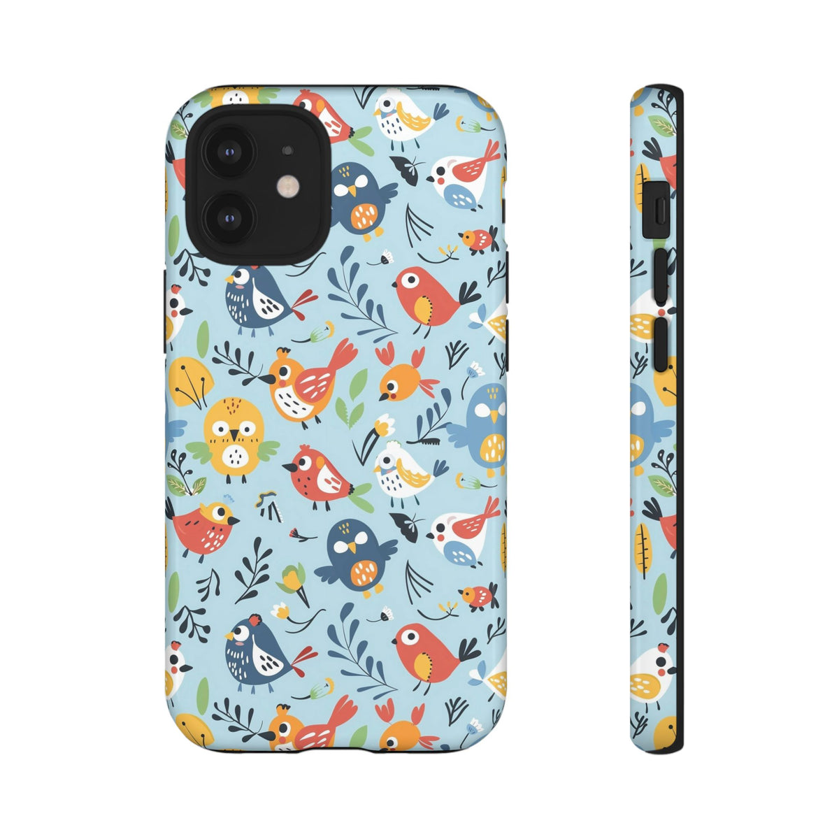 Birds Seamless Pattern Phone Case – Elegant and Timeless Avian Design 7