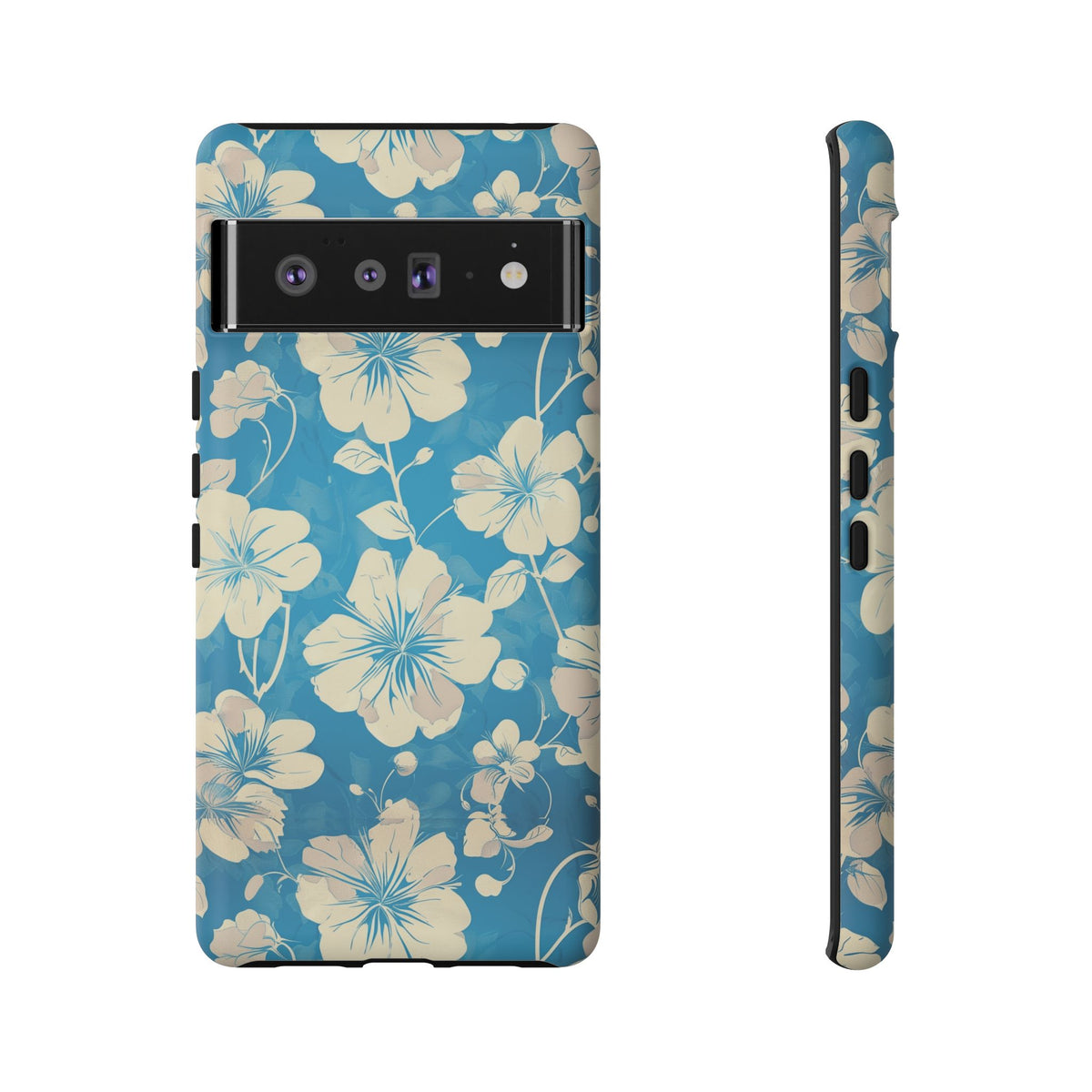 Blue Floral Seamless Pattern Phone Case