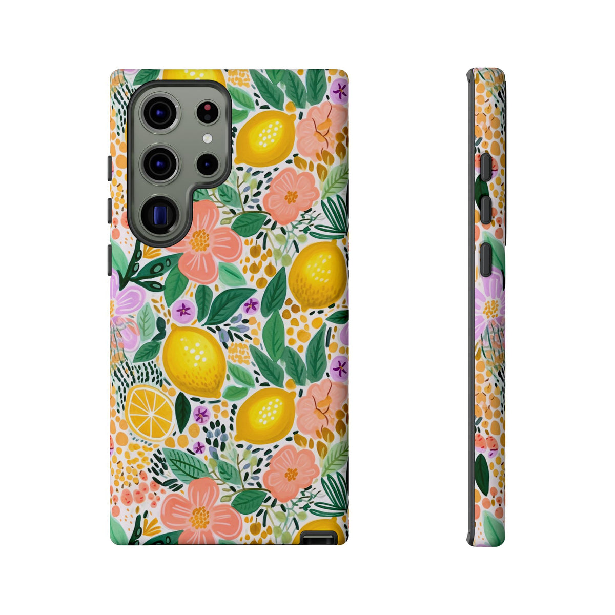 Cute Summer Lemons Phone Case – Refreshing Citrus Design for Your Phone