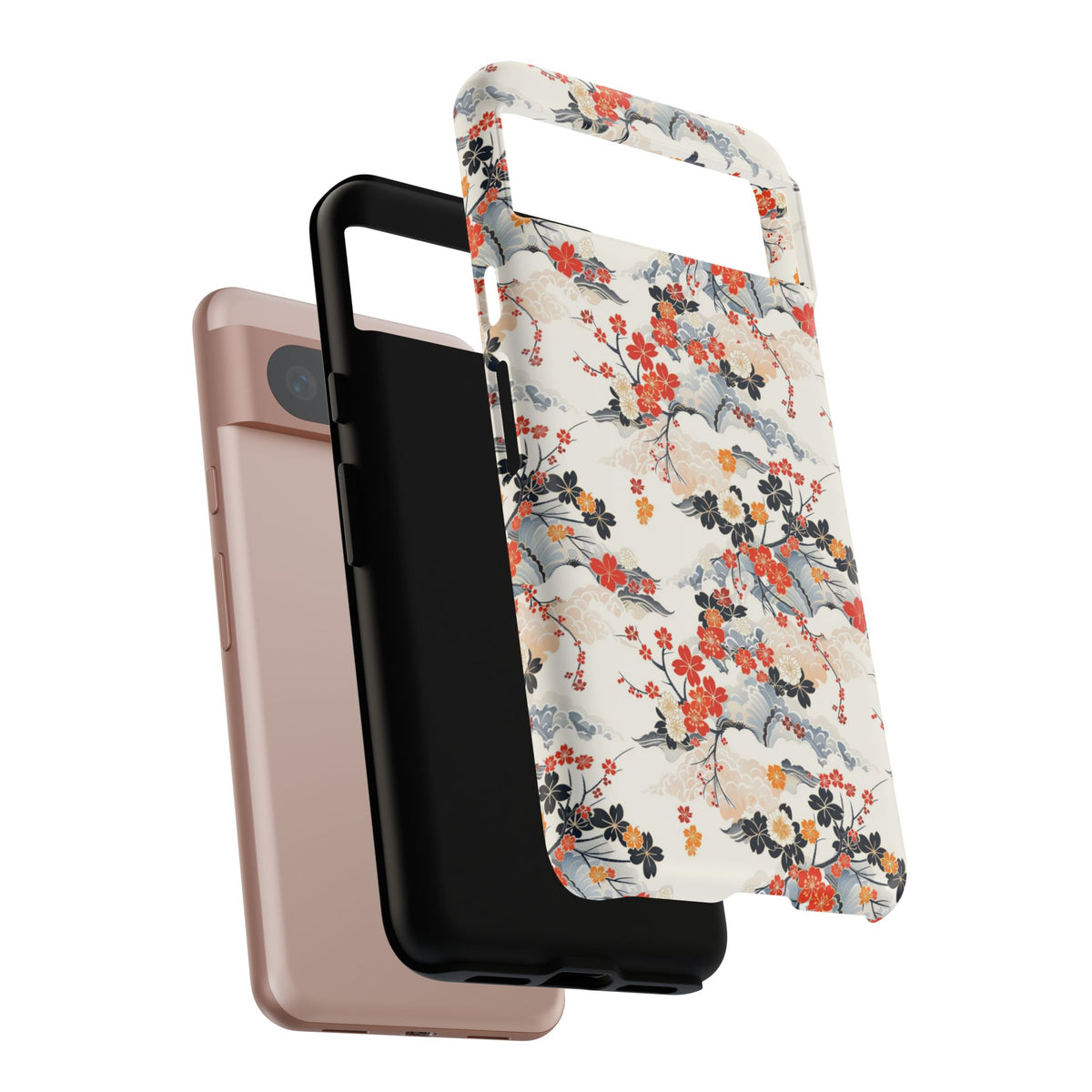 Japanese Pattern Phone Case – Elegant & Timeless Design for Your Phone 302