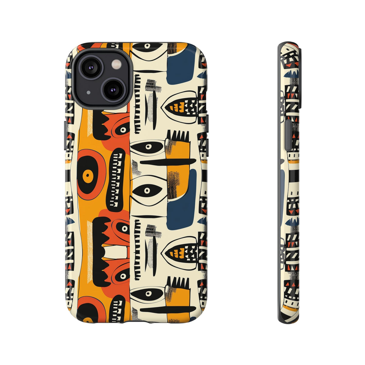 Stylish African Pattern Phone Case – Unique and Vibrant Protection 204