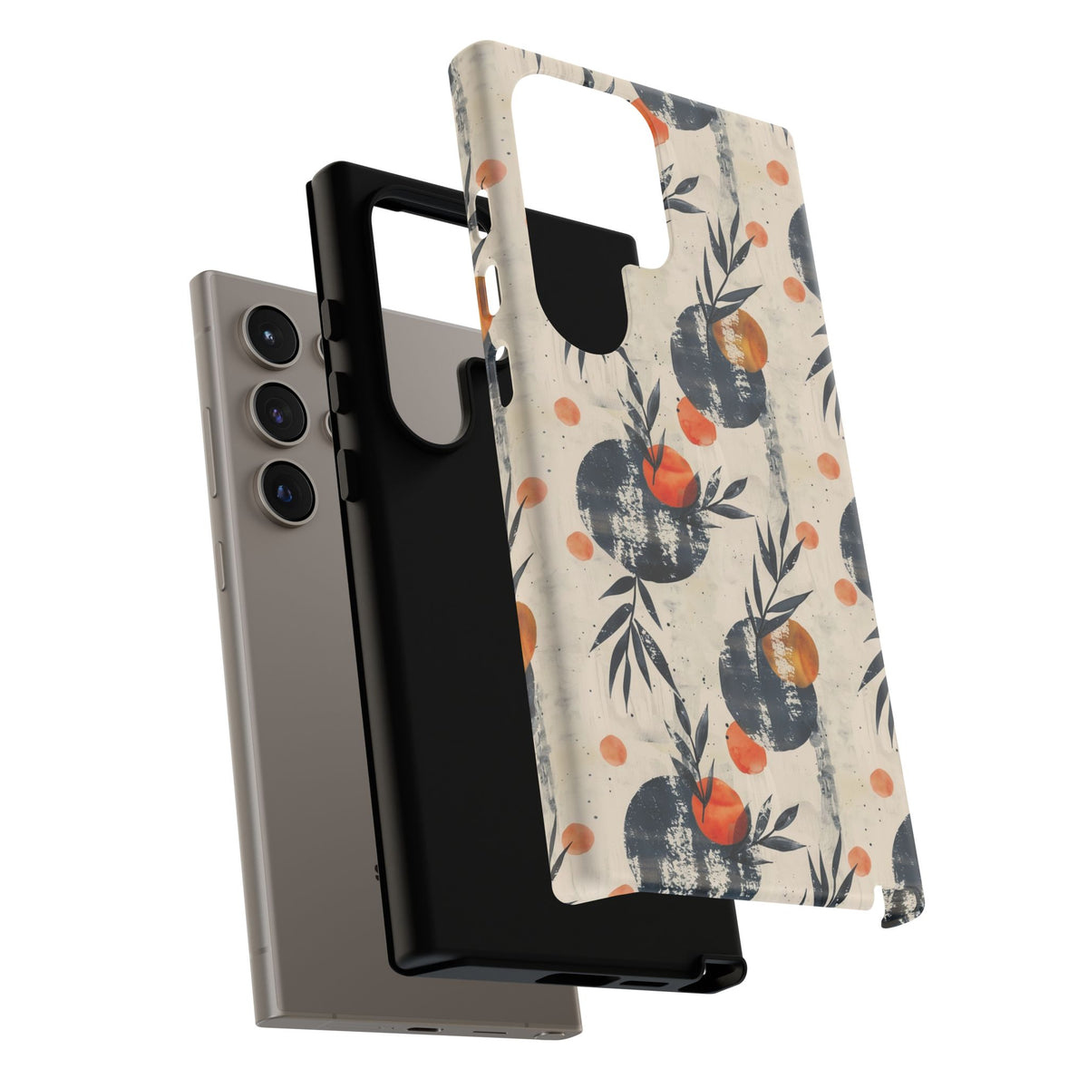 Japanese Pattern Phone Case – Elegant & Timeless Design for Your Phone 088