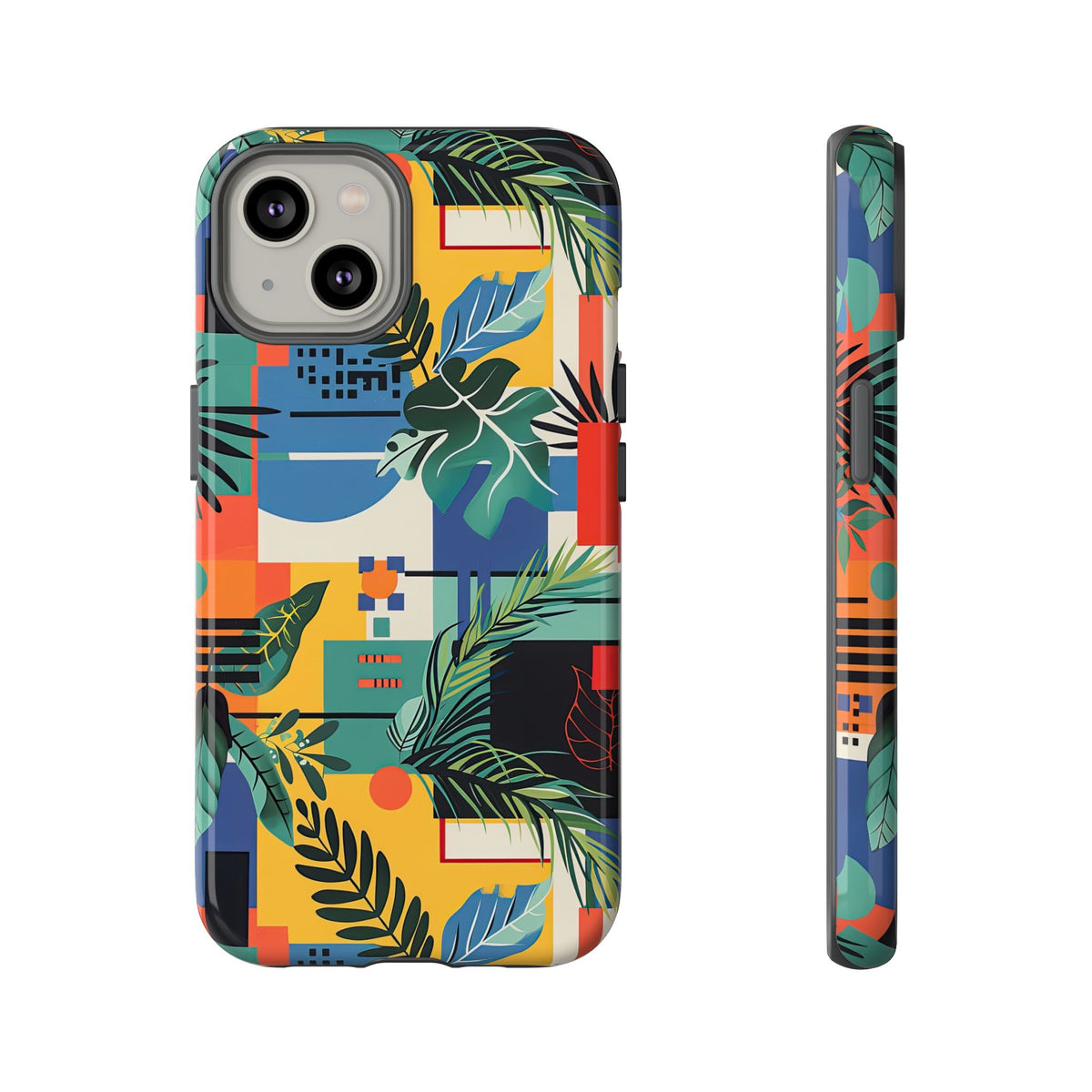 Jungle Collage Phone Case – Vibrant & Durable Nature-Inspired Protection