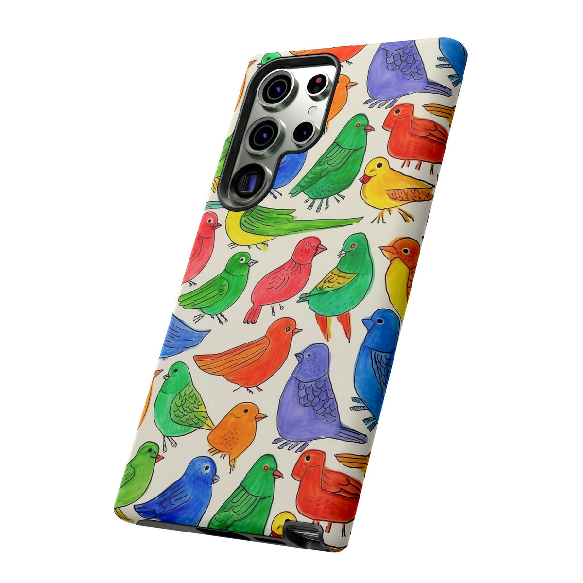 Birds Seamless Pattern Phone Case – Elegant and Timeless Avian Design 2