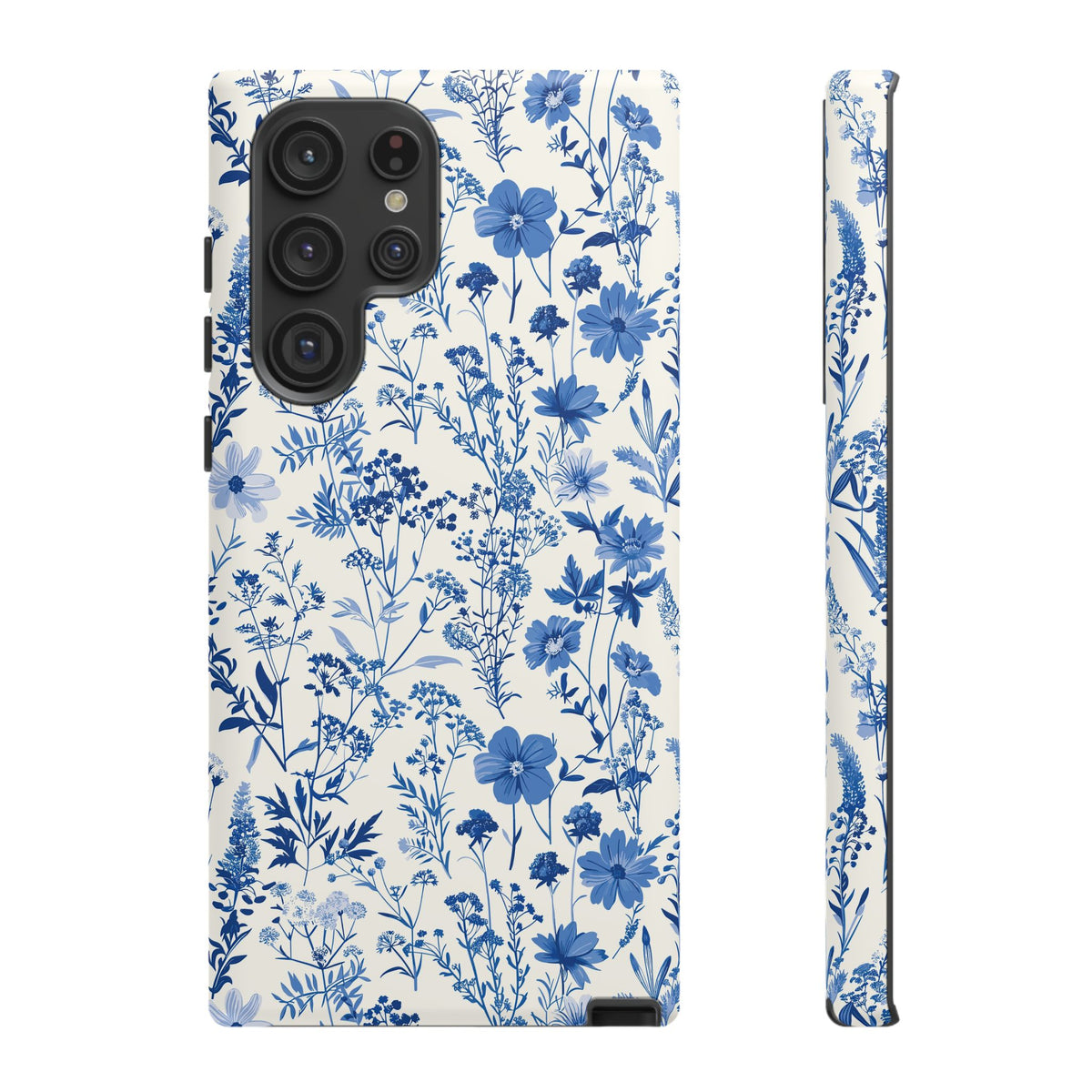 Blue French Toile Phone Case – Timeless Elegance and Classic Style