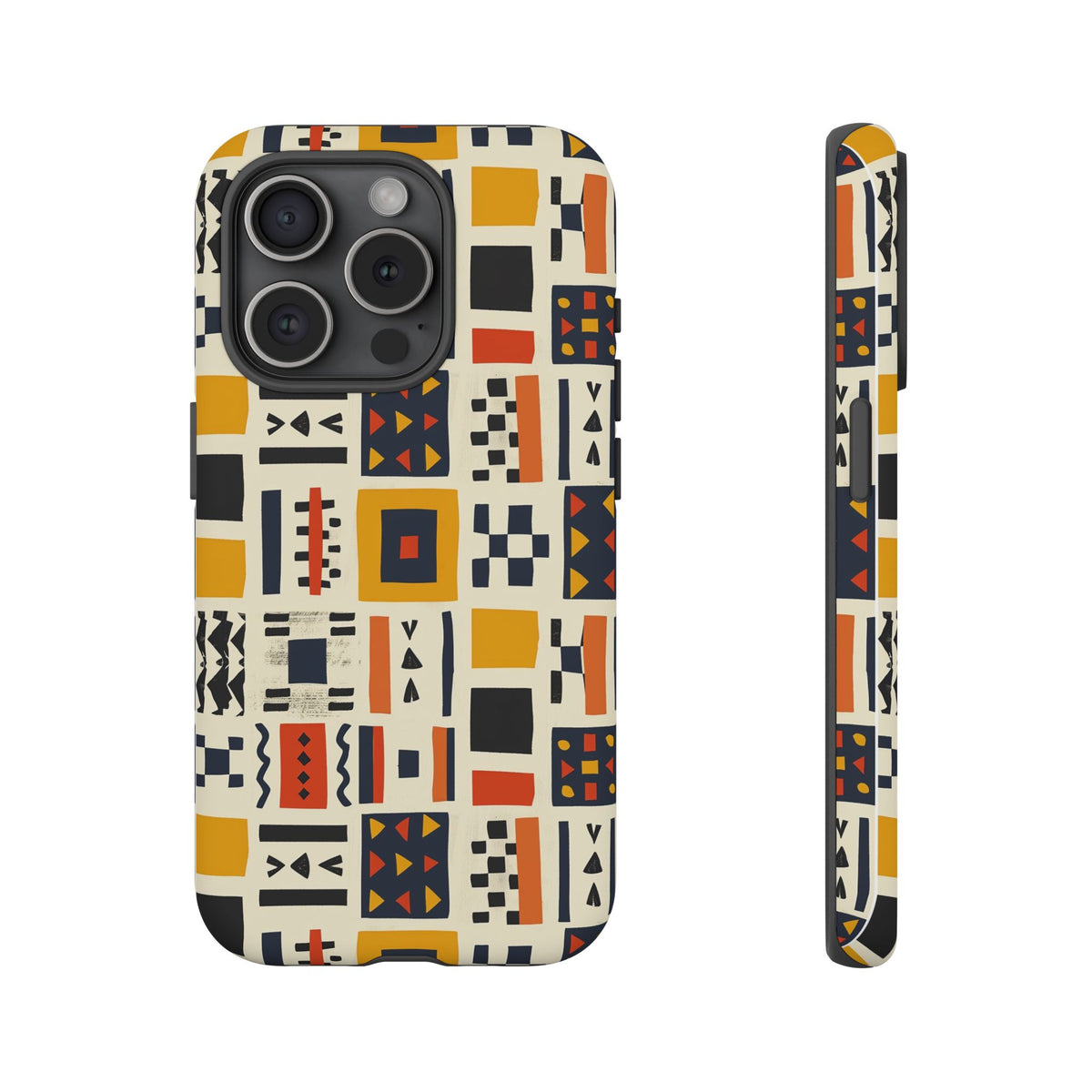 Stylish African Pattern Phone Case – Unique and Vibrant Protection 104