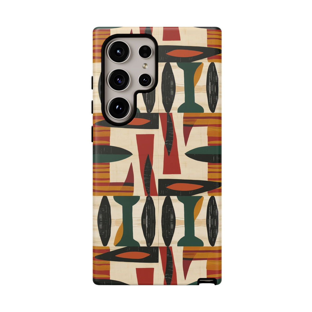 Stylish African Pattern Phone Case – Unique and Vibrant Protection 196