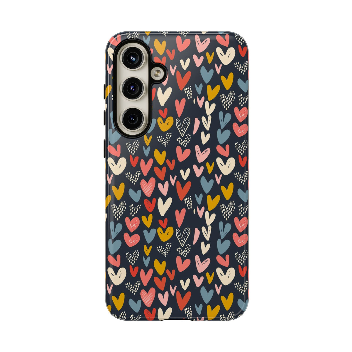 Heart Pattern Phone Case – Stylish & Loving Design for Your Device 816