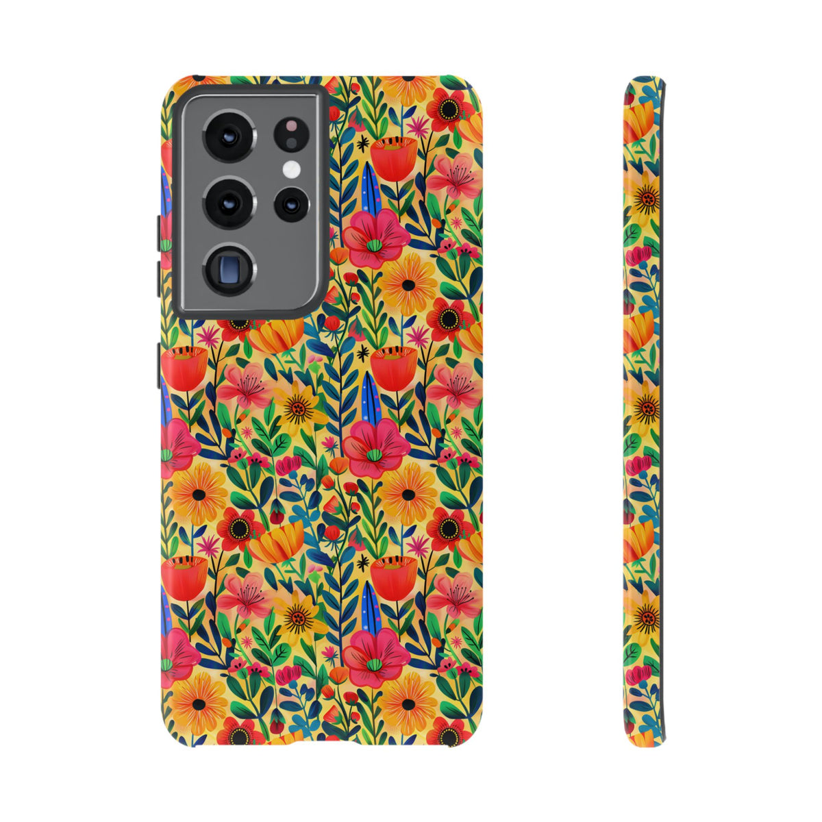 Frida Kahlo's Flower Phone Case – Artistic Elegance for Your Phone 7