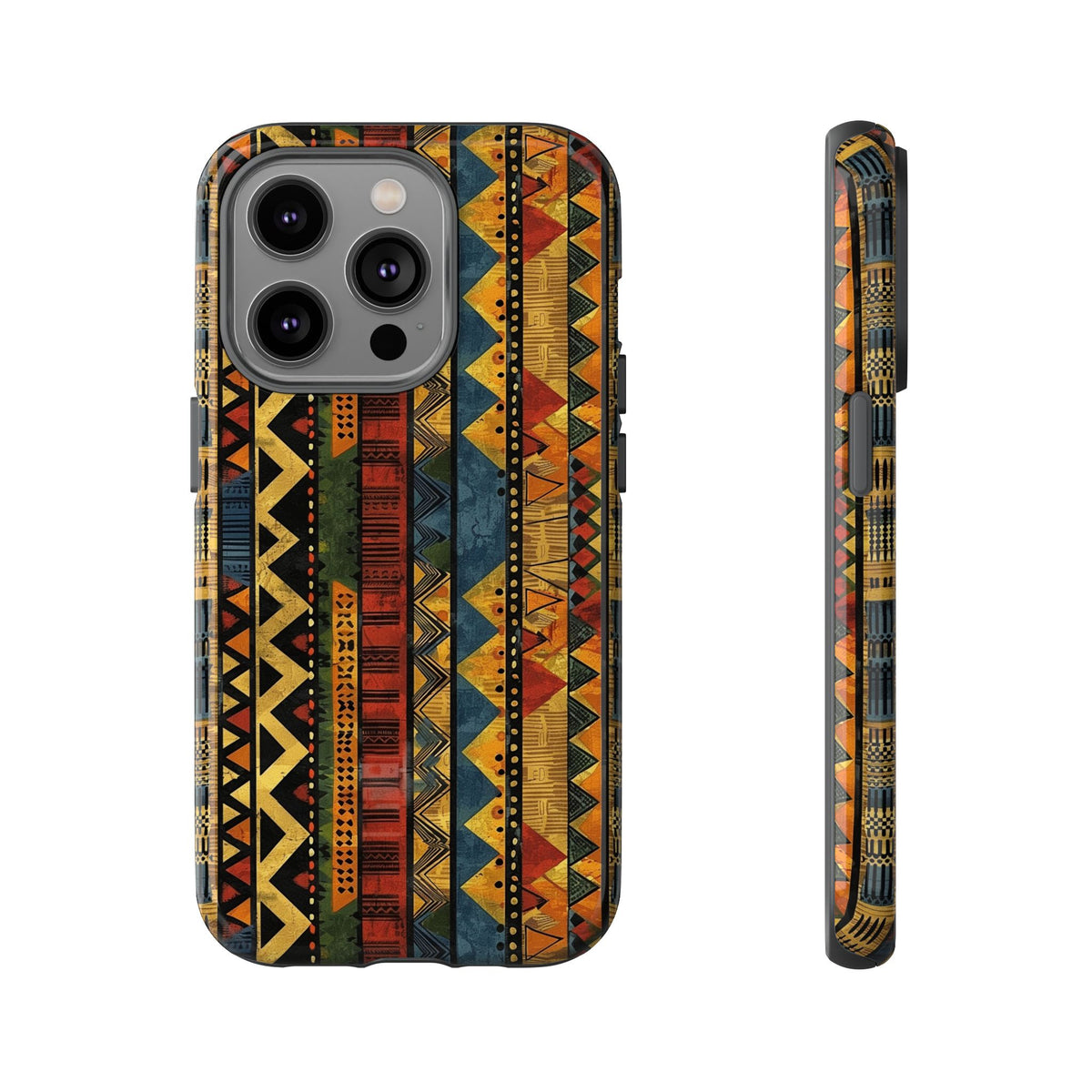 Stylish African Pattern Phone Case – Unique and Vibrant Protection 166